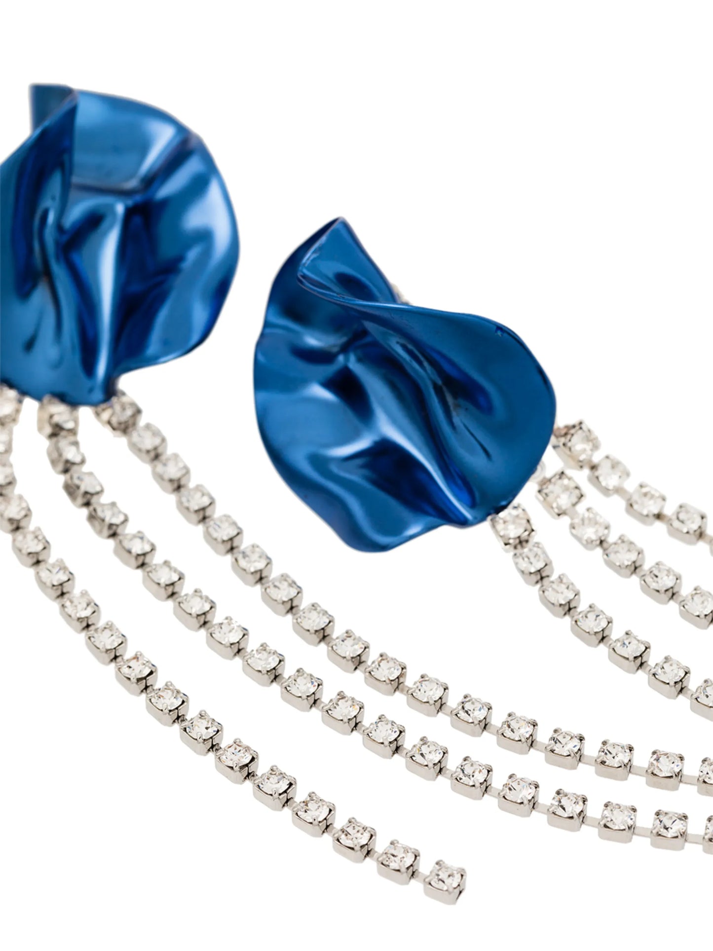 Georgia crystal-embellished drop earrings