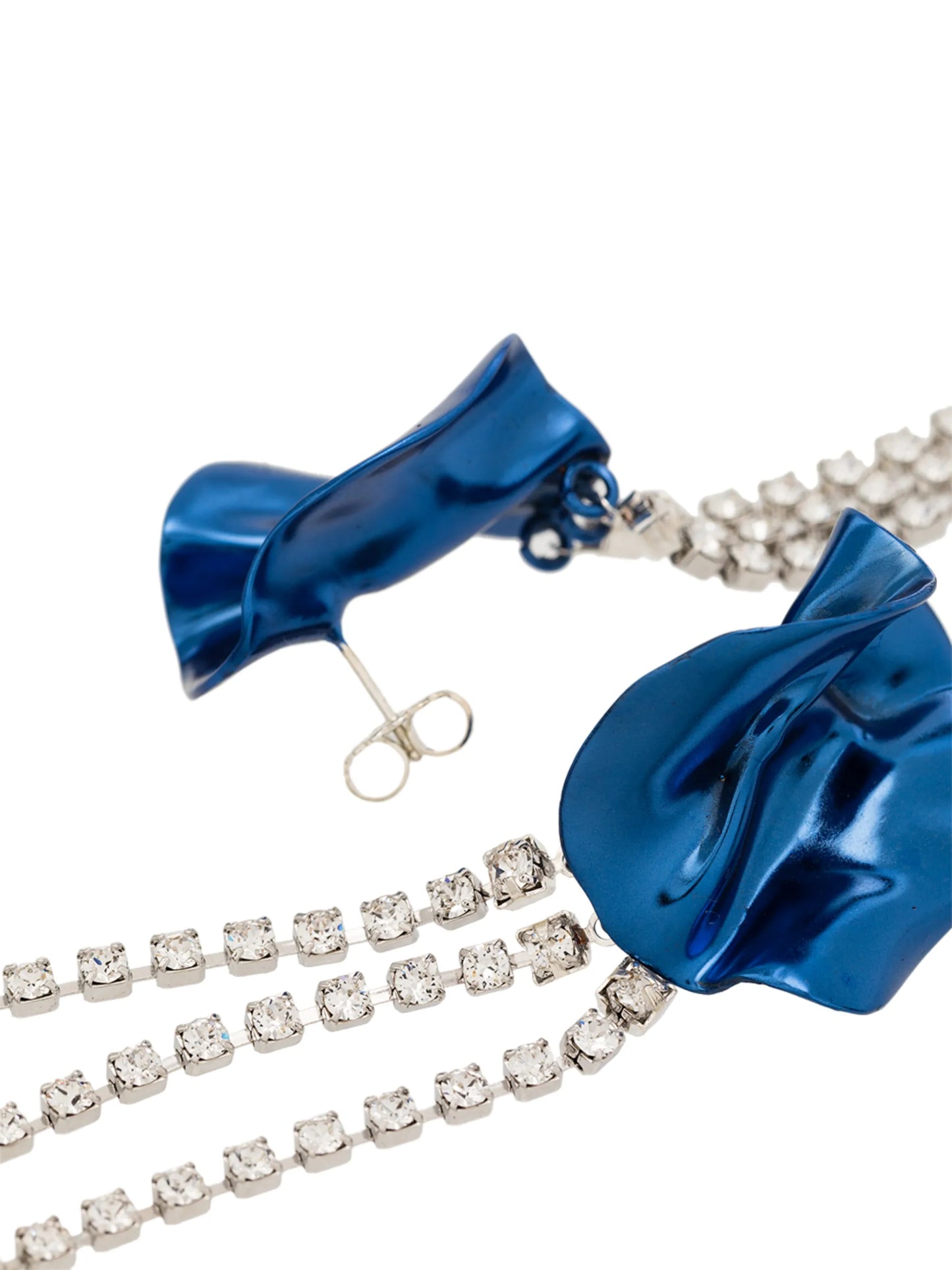 Georgia crystal-embellished drop earrings