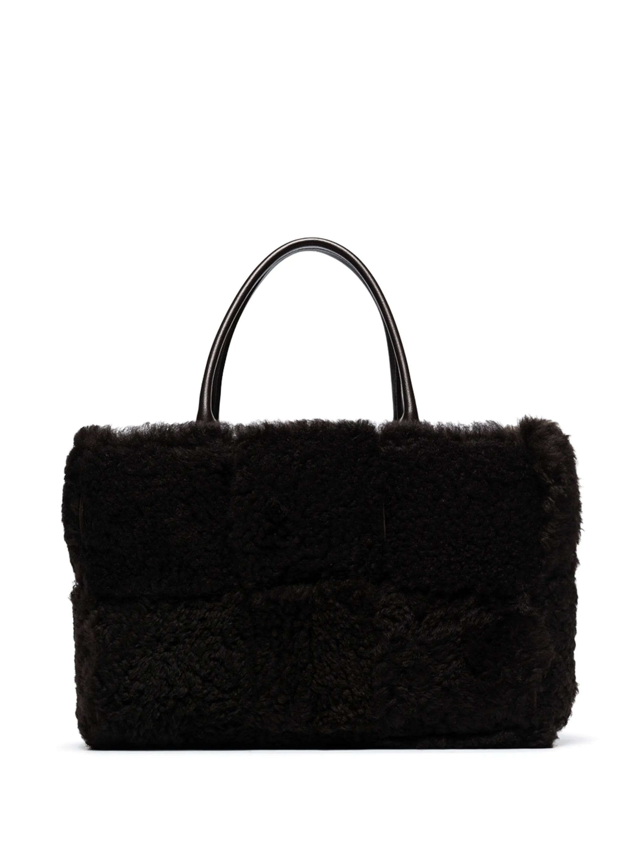 Intrecciato shearling tote bag