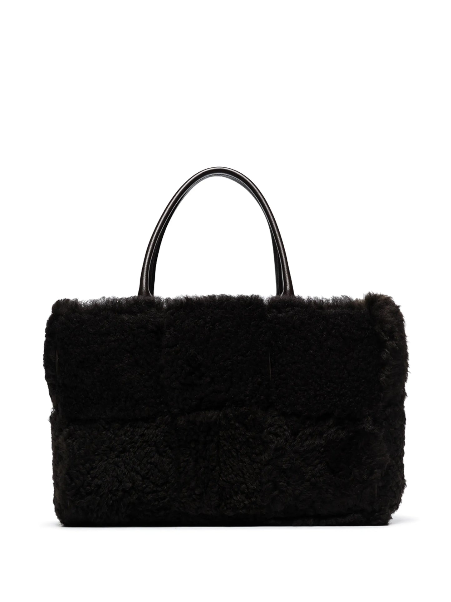 Intrecciato shearling tote bag