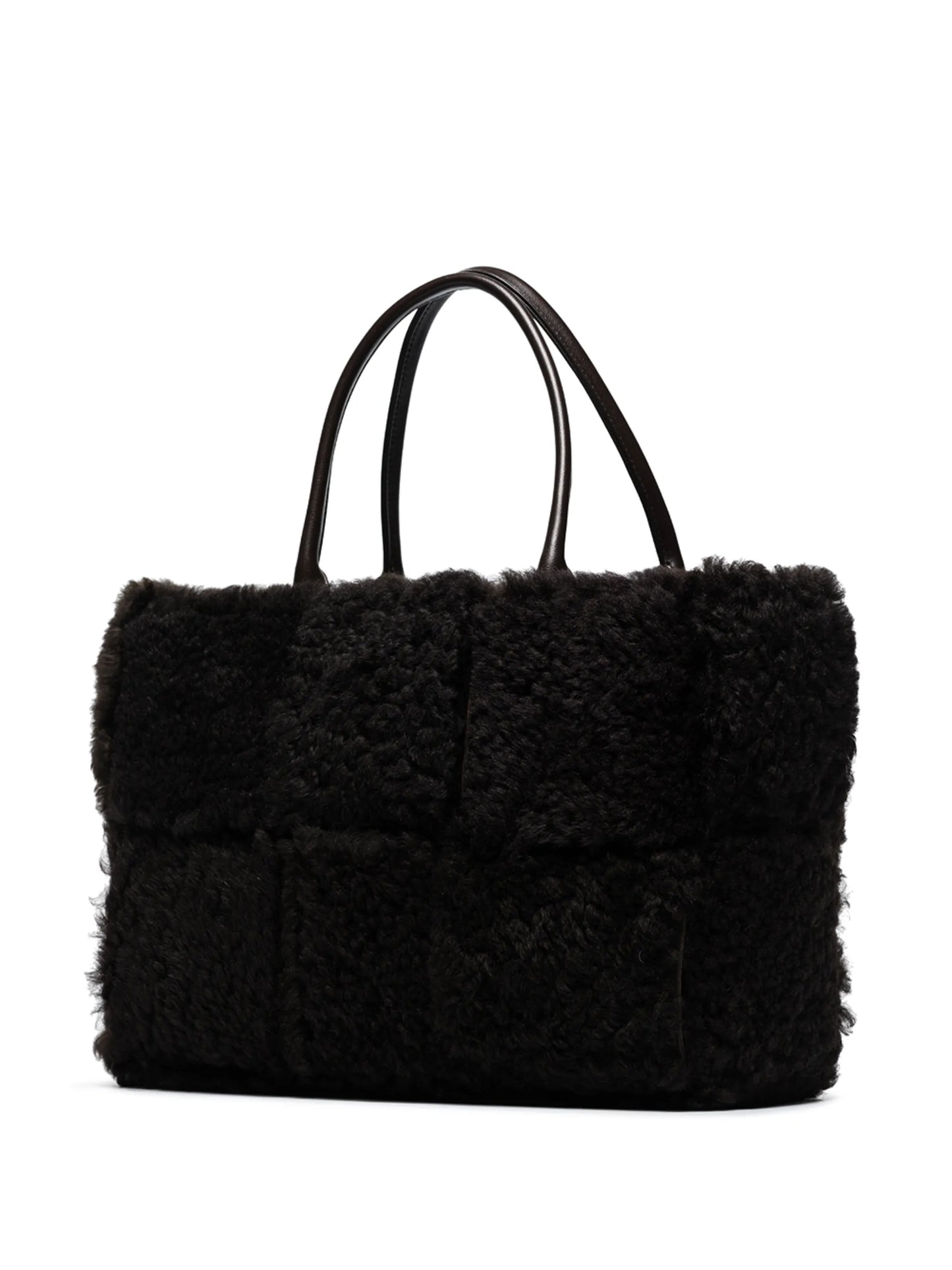 Intrecciato shearling tote bag