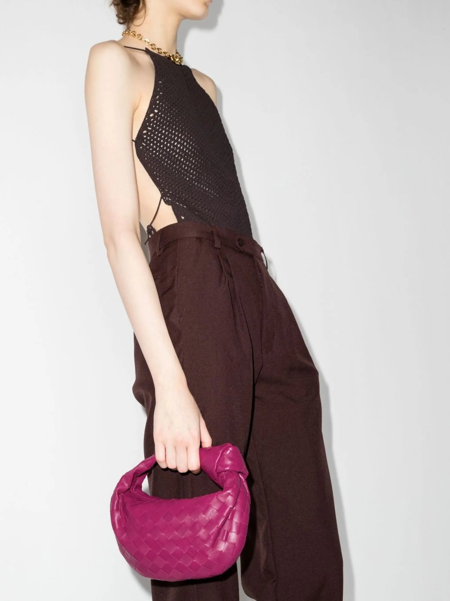 mini Cassette Intrecciato shoulder bag