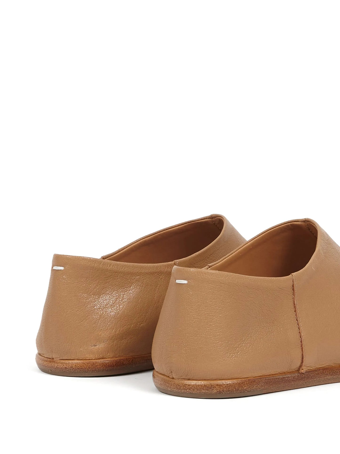 Tabi leather babouche shoes