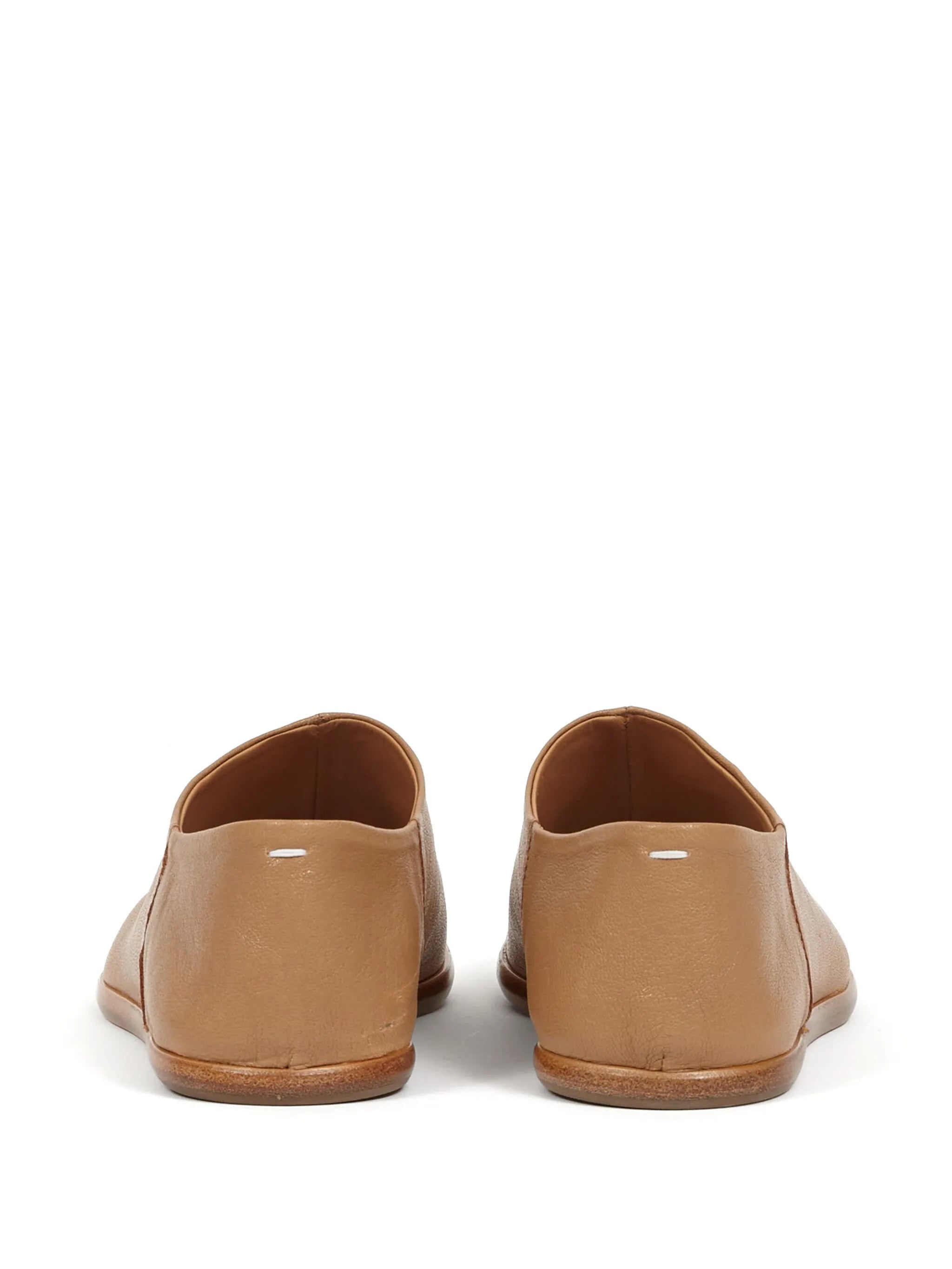 Tabi leather babouche shoes