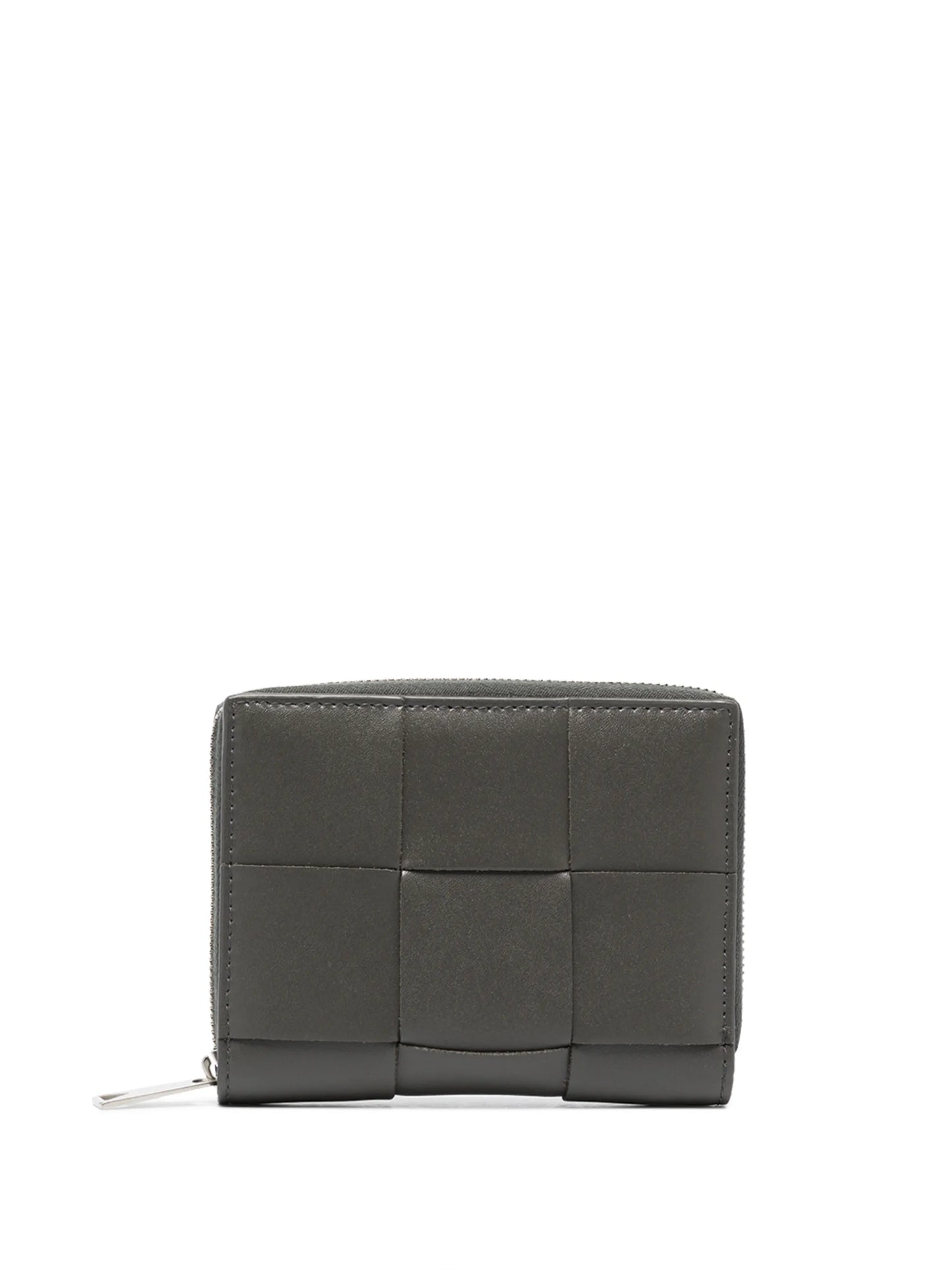 Intrecciato zipped wallet
