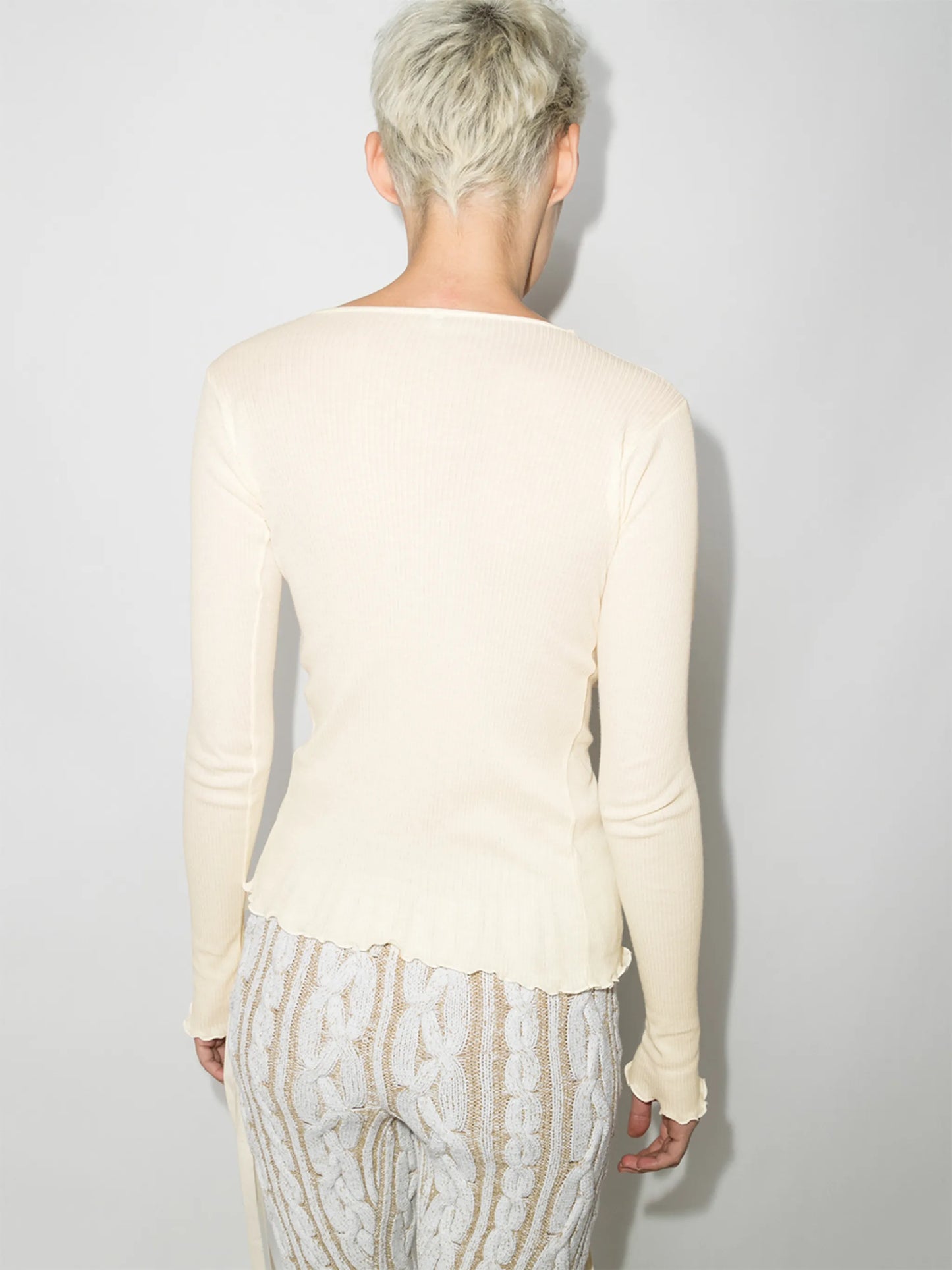 Omit wrap V-neck cardigan