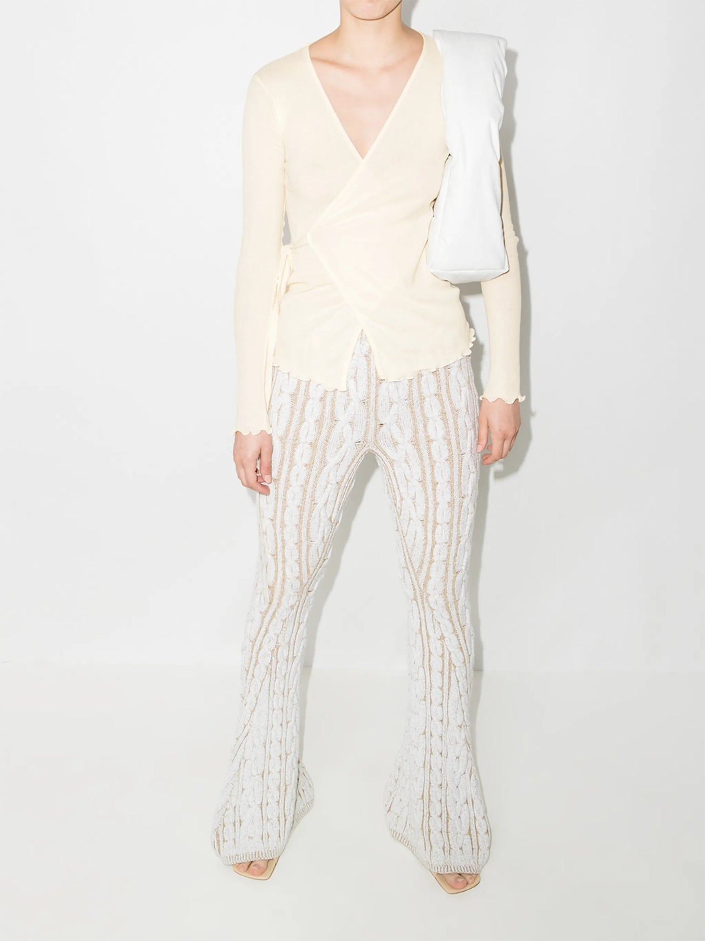 Omit wrap V-neck cardigan