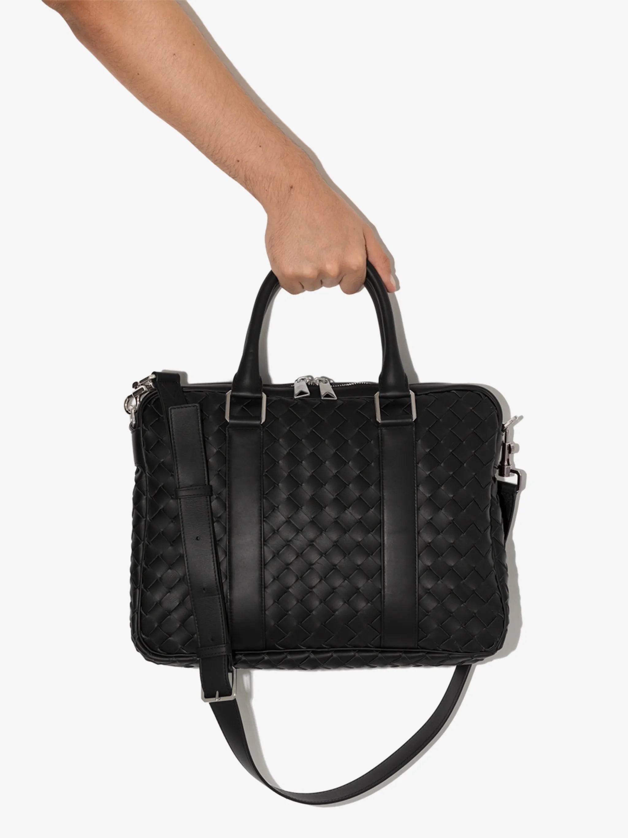 Intrecciato briefcase