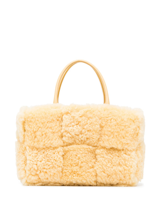 Arco shearling tote bag