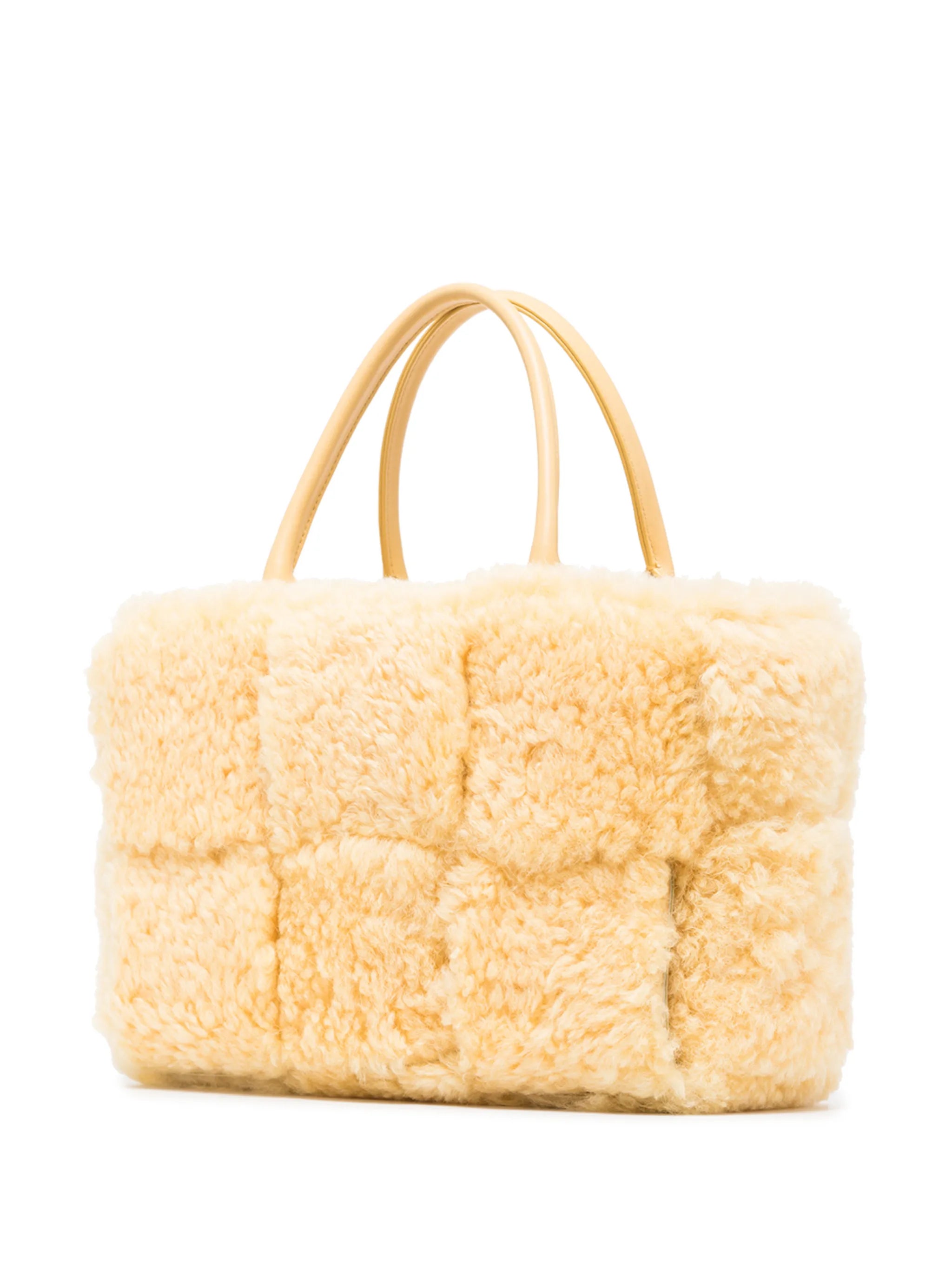 Arco shearling tote bag