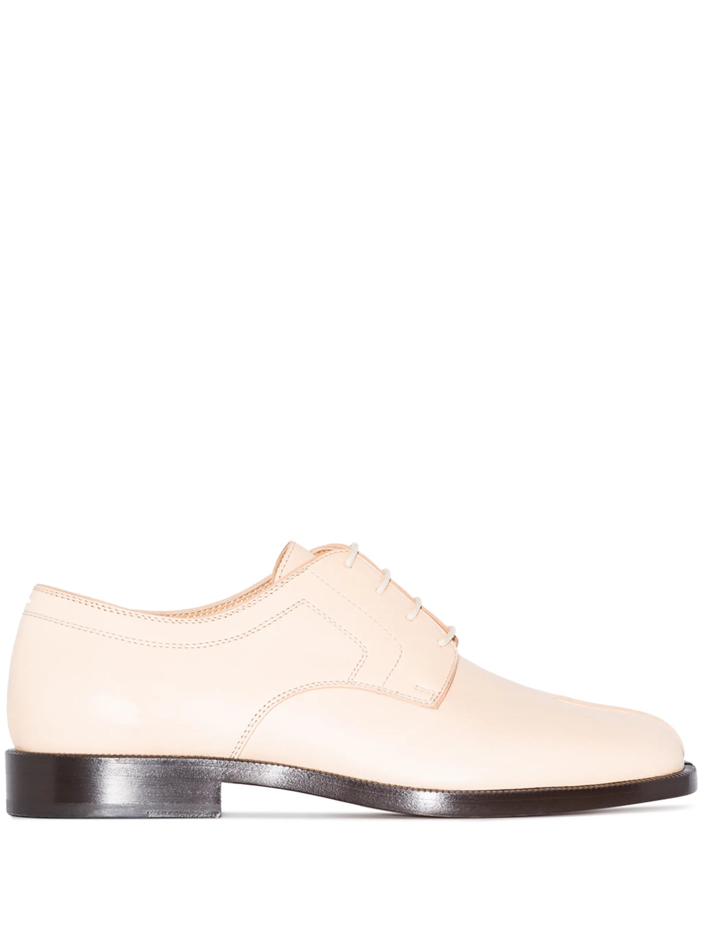 Tabi-toe lace-up shoes