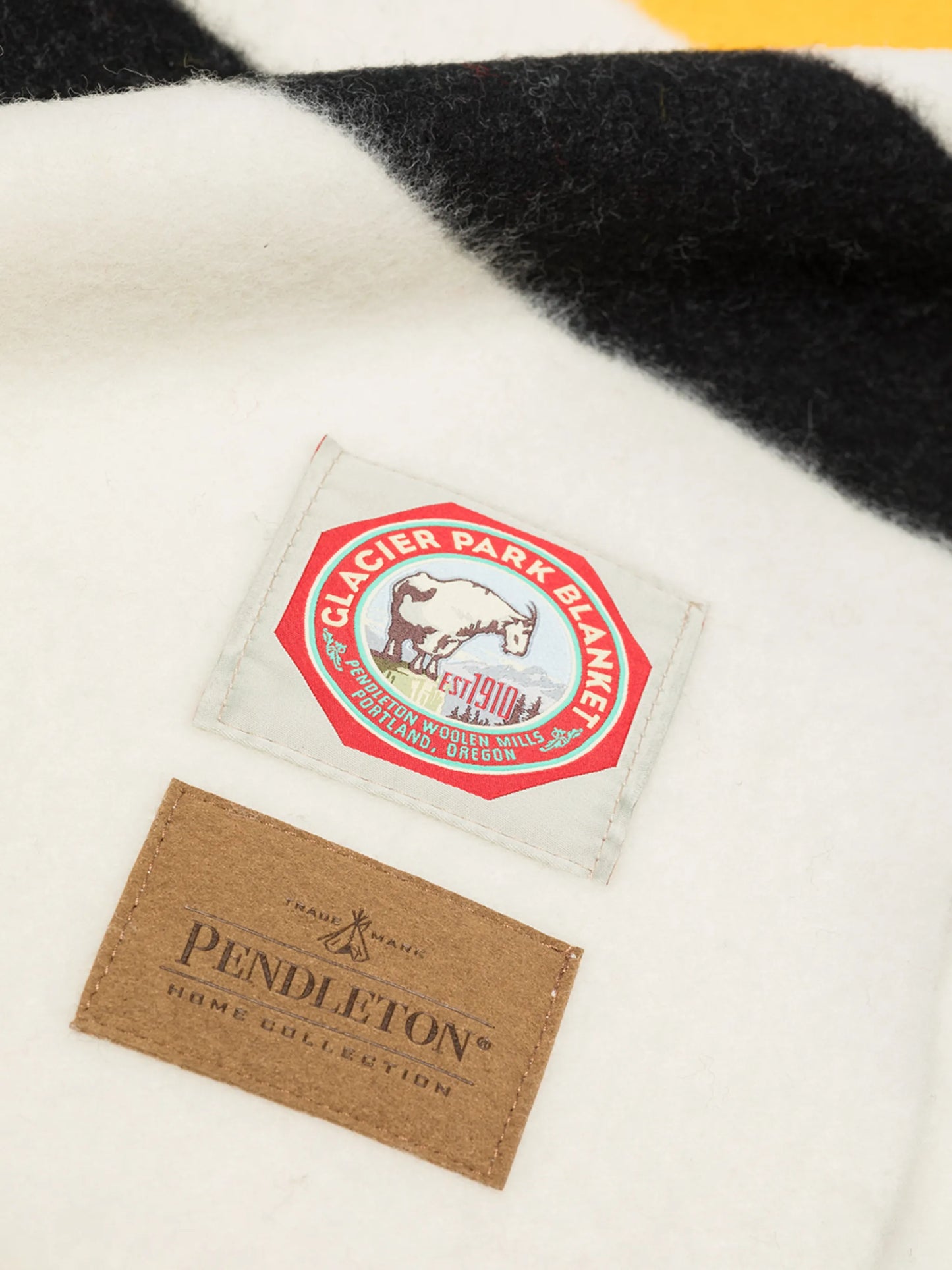 Glacier National Park wool blanket