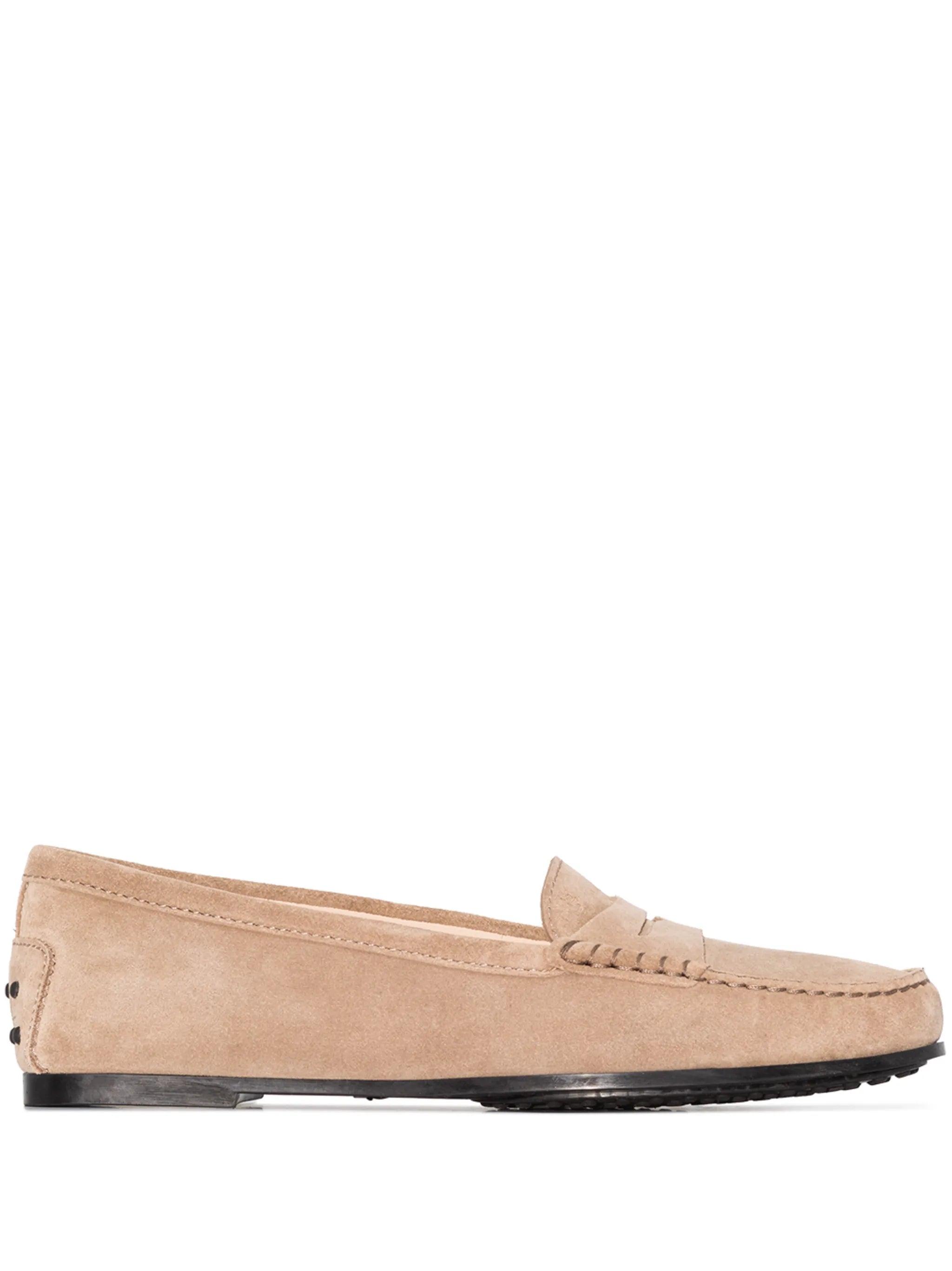 Gommino suede driving loafers