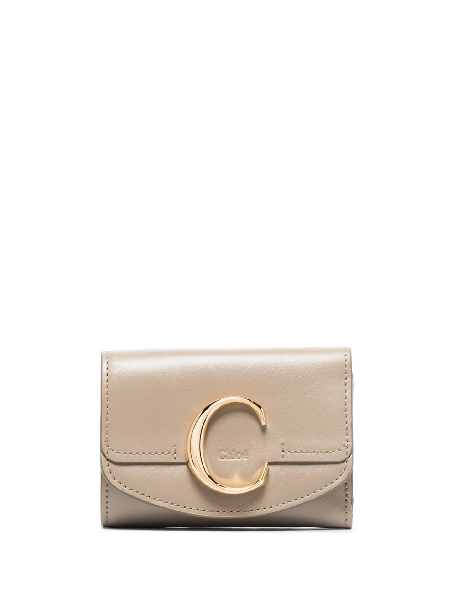mini Chloé C tri-fold wallet