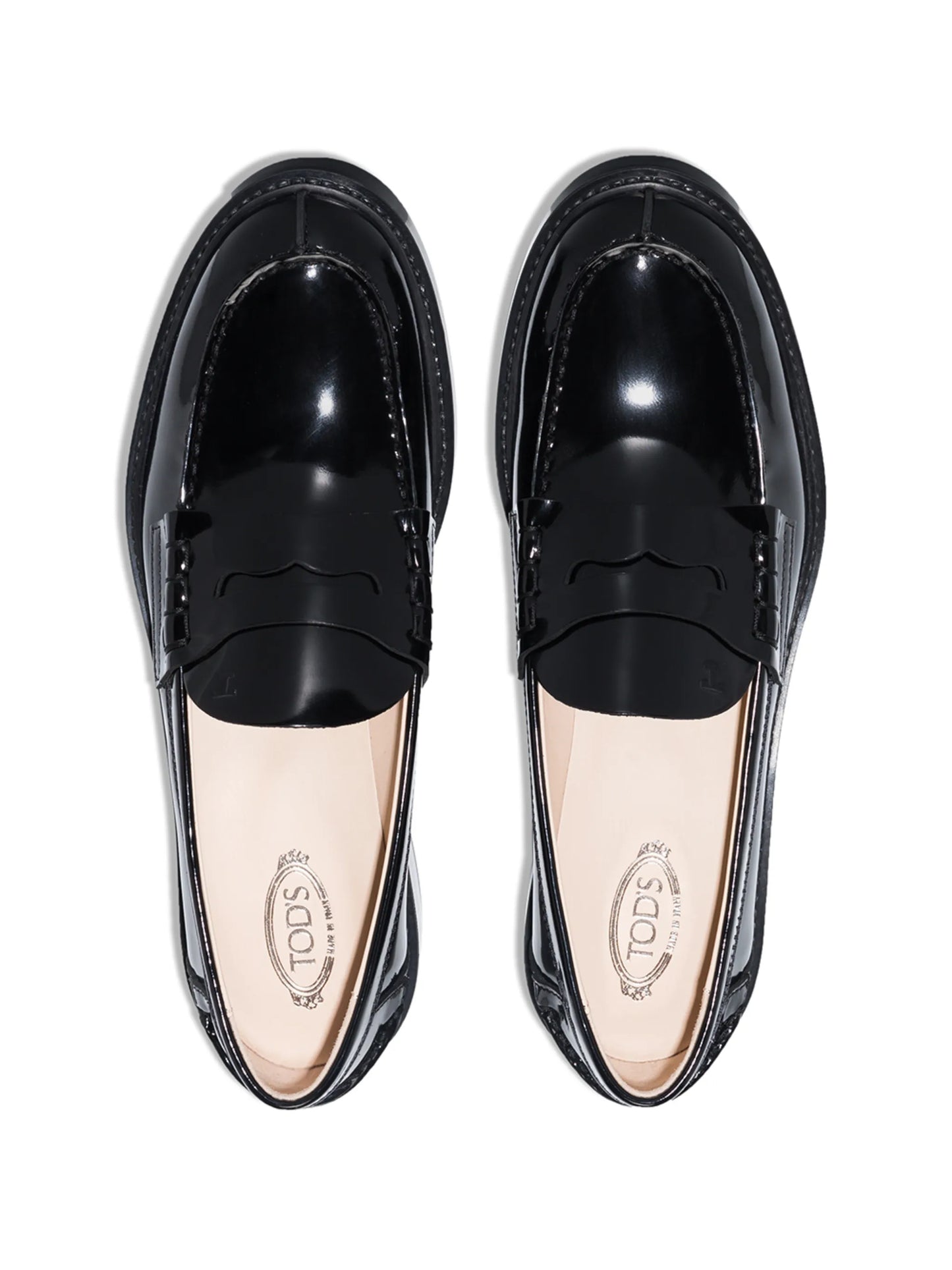 patent leather penny loafers