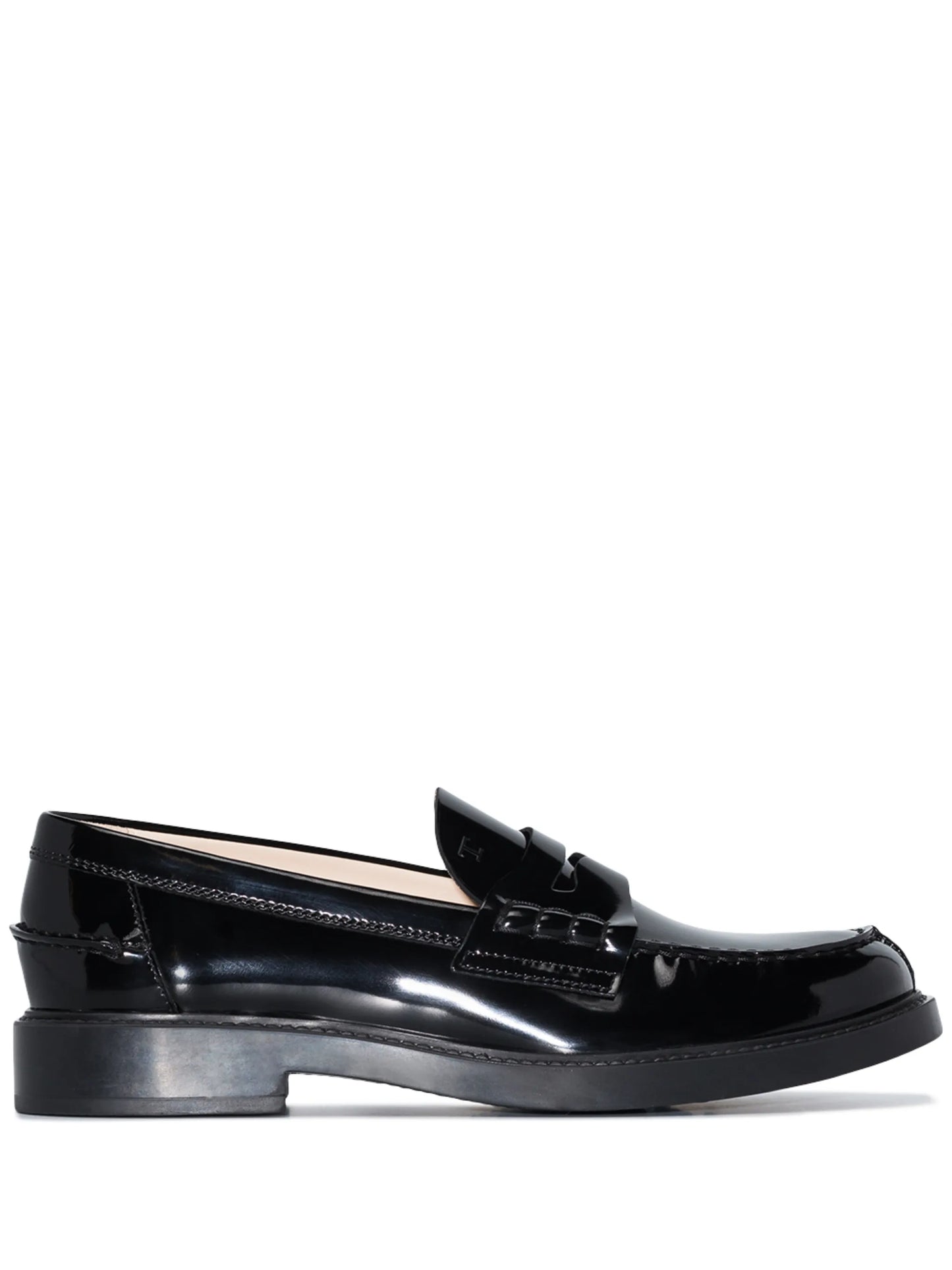 patent leather penny loafers
