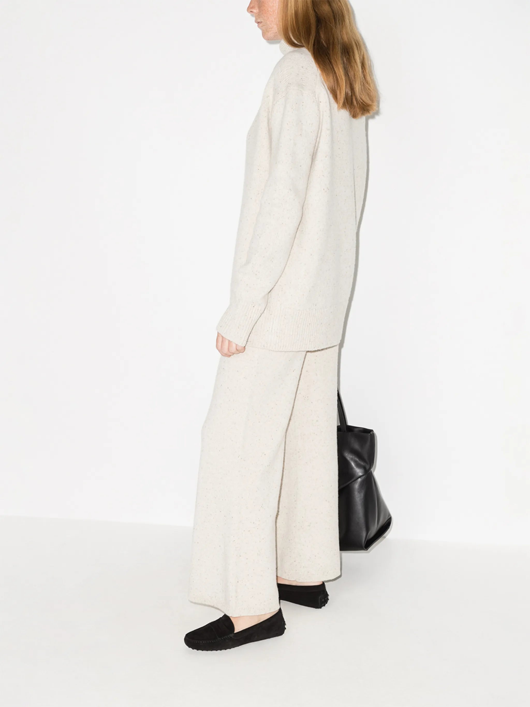 Moccasin suede loafers