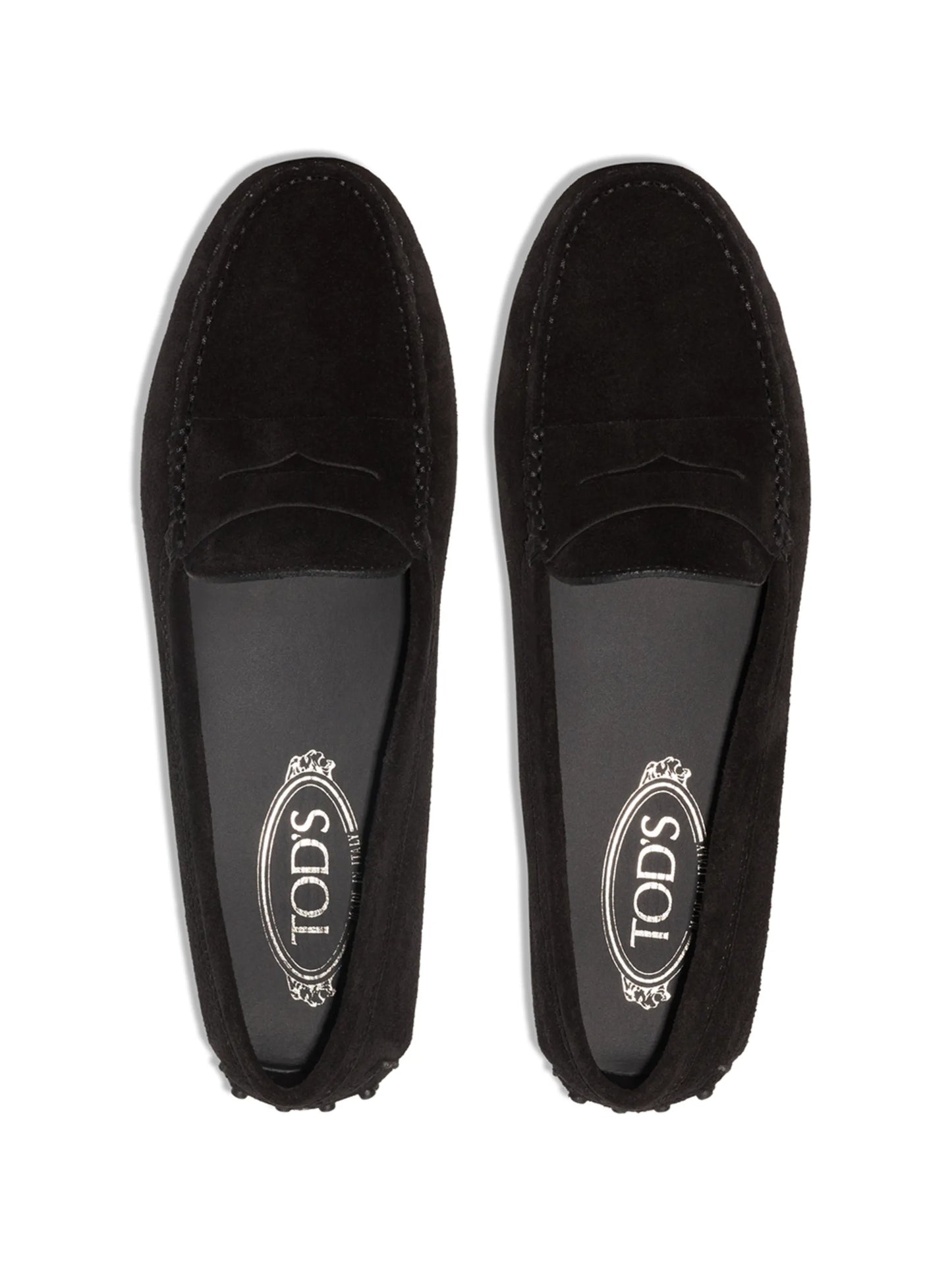 Moccasin suede loafers