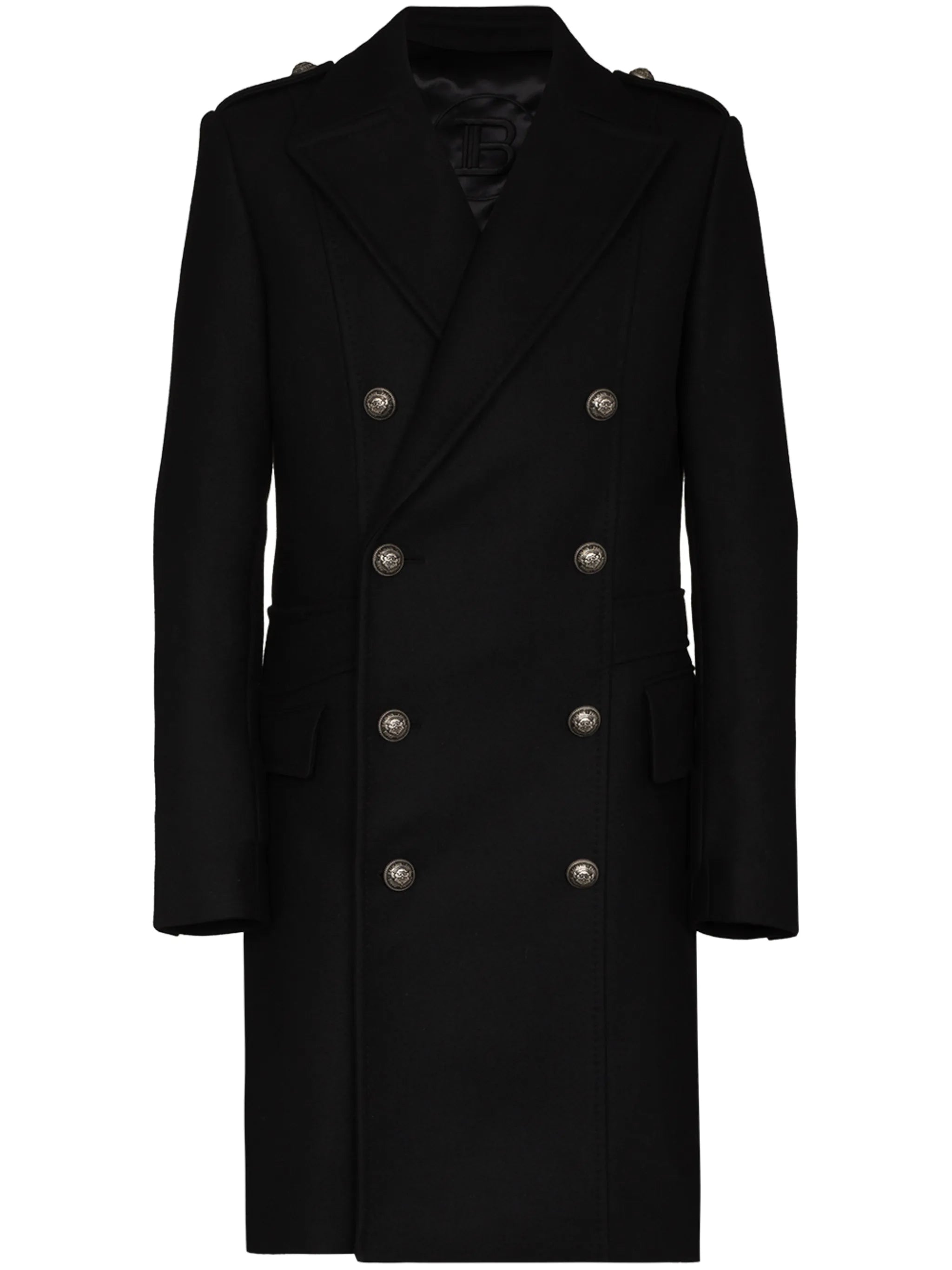 eight button double breasted coat
