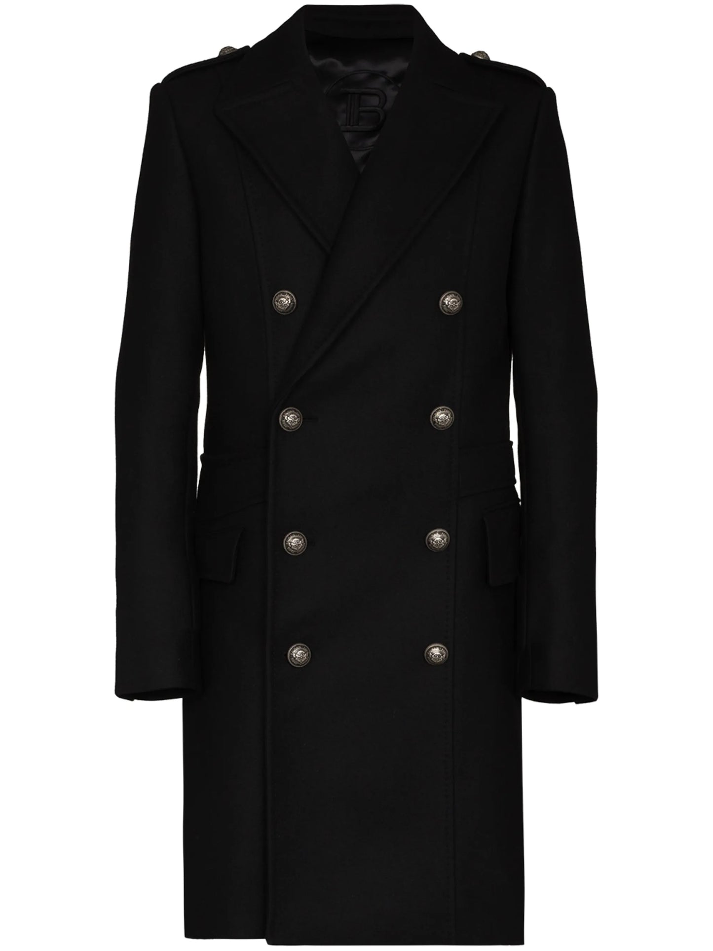 eight button double breasted coat