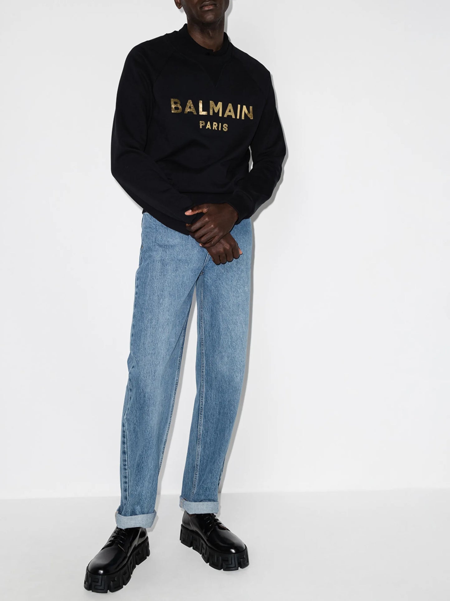 logo-print cotton sweatshirt