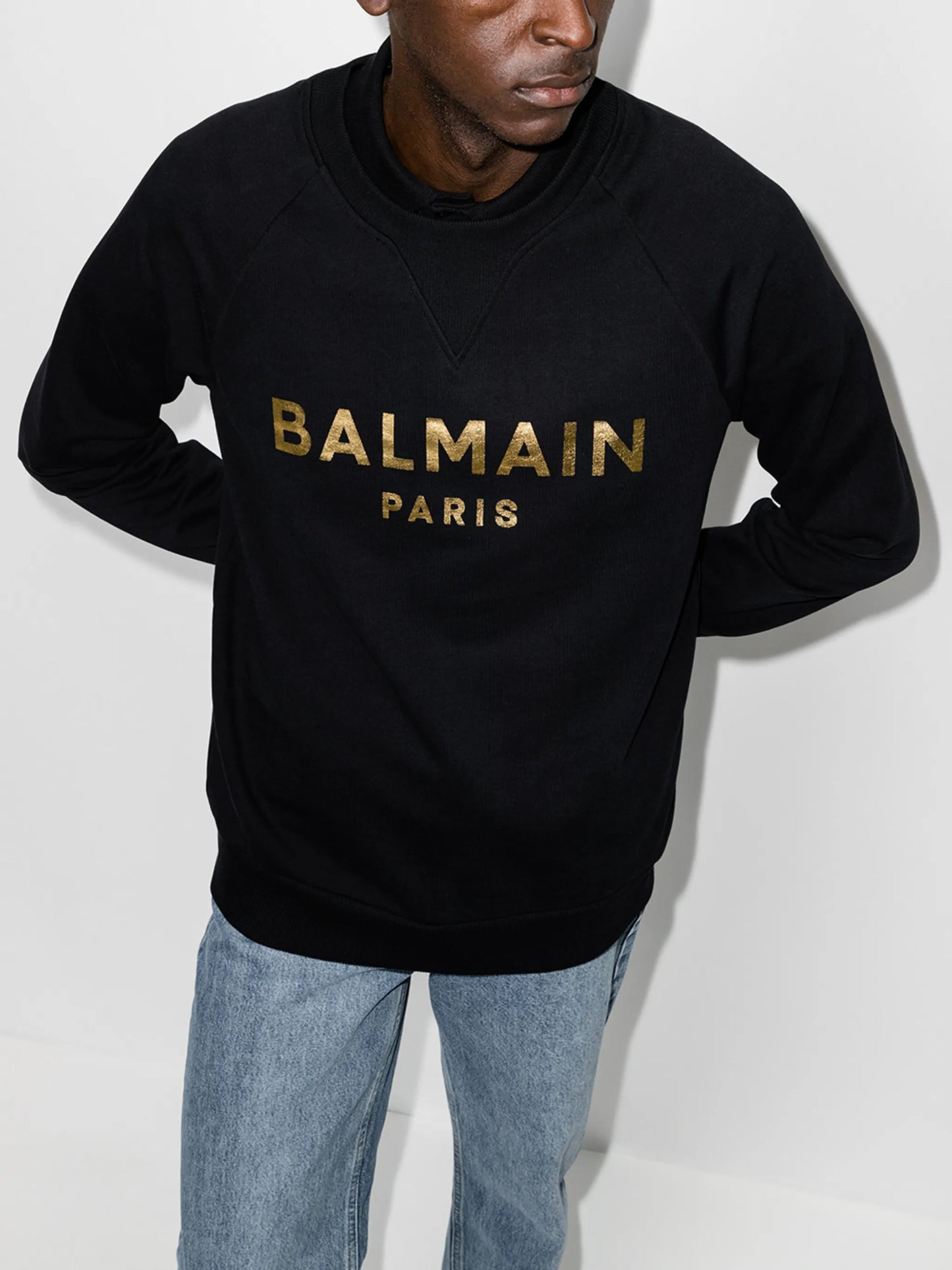 logo-print cotton sweatshirt