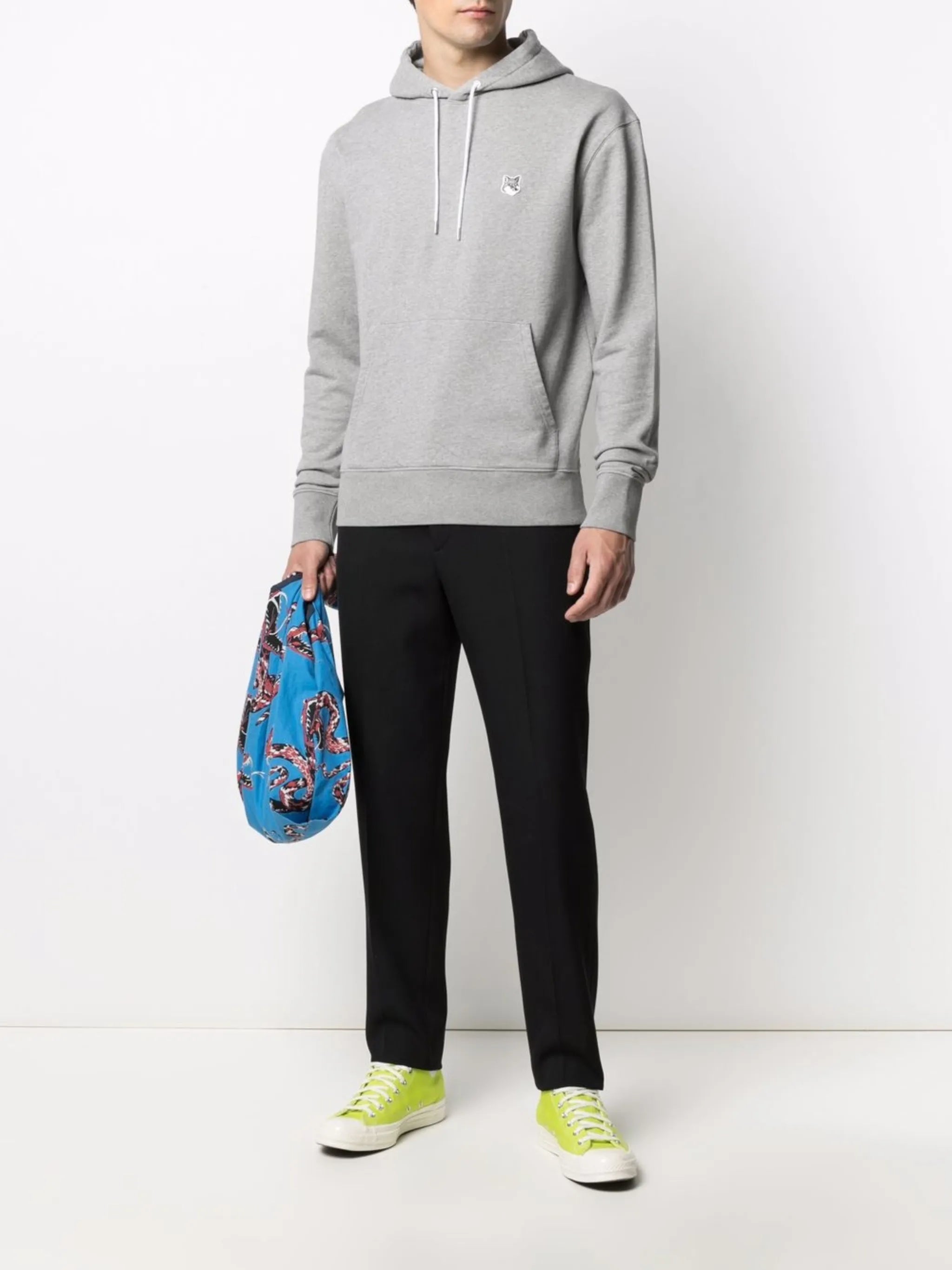 logo patch hoodie