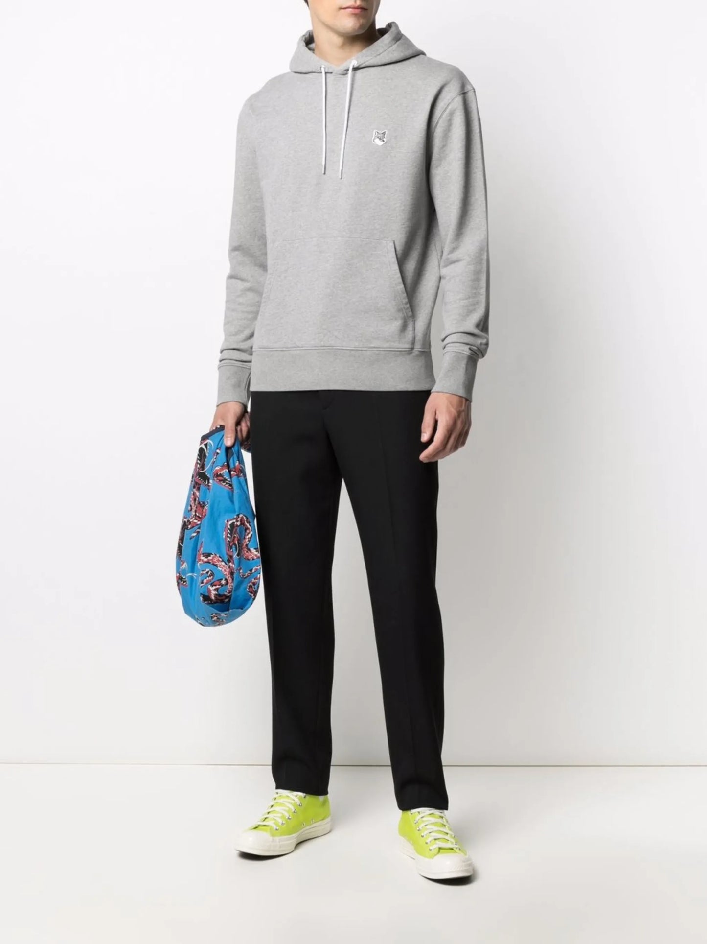 logo patch hoodie