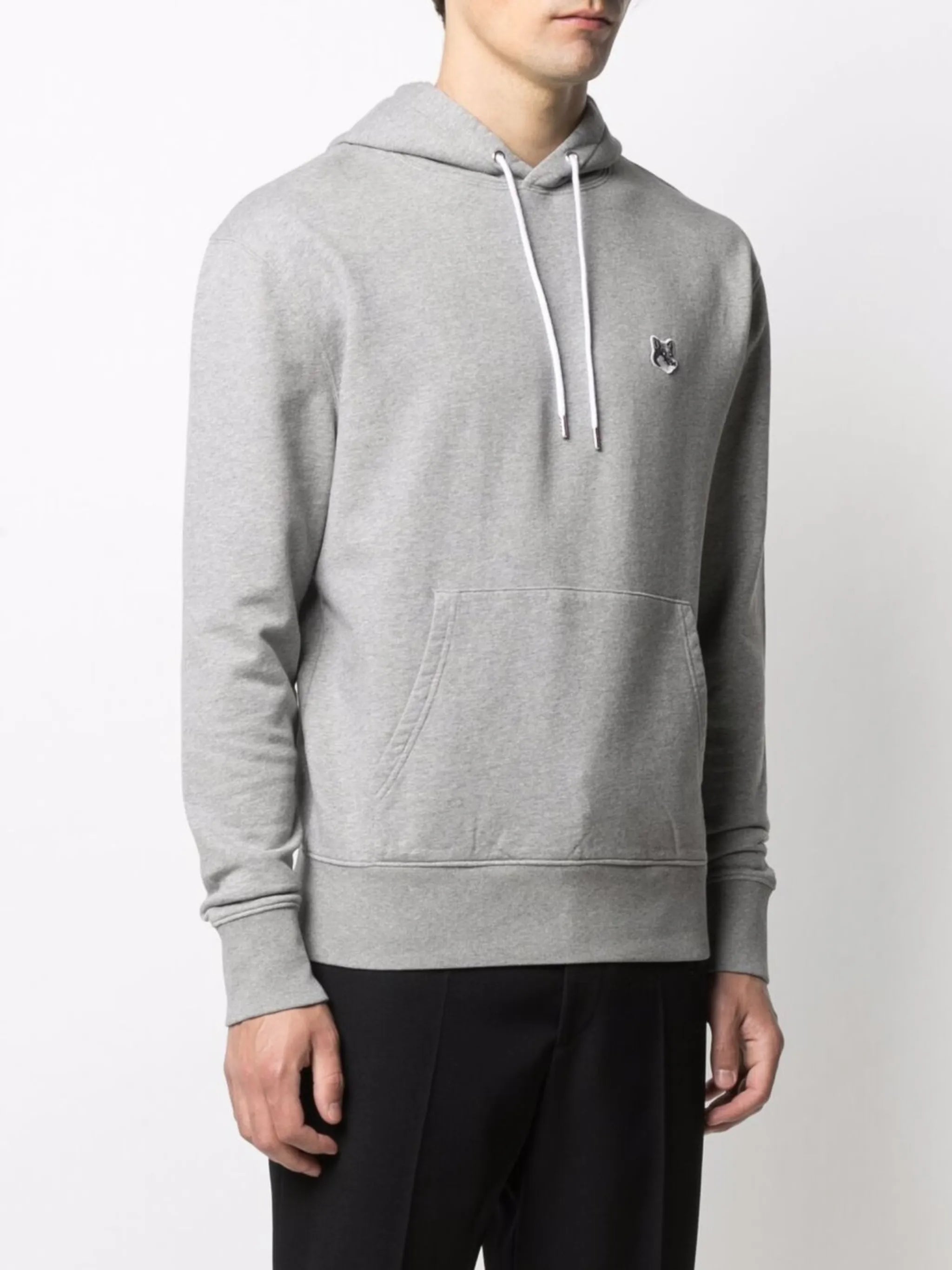 logo patch hoodie