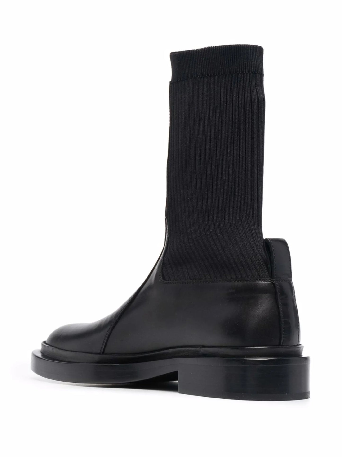 ribbed-sock Chelsea boots
