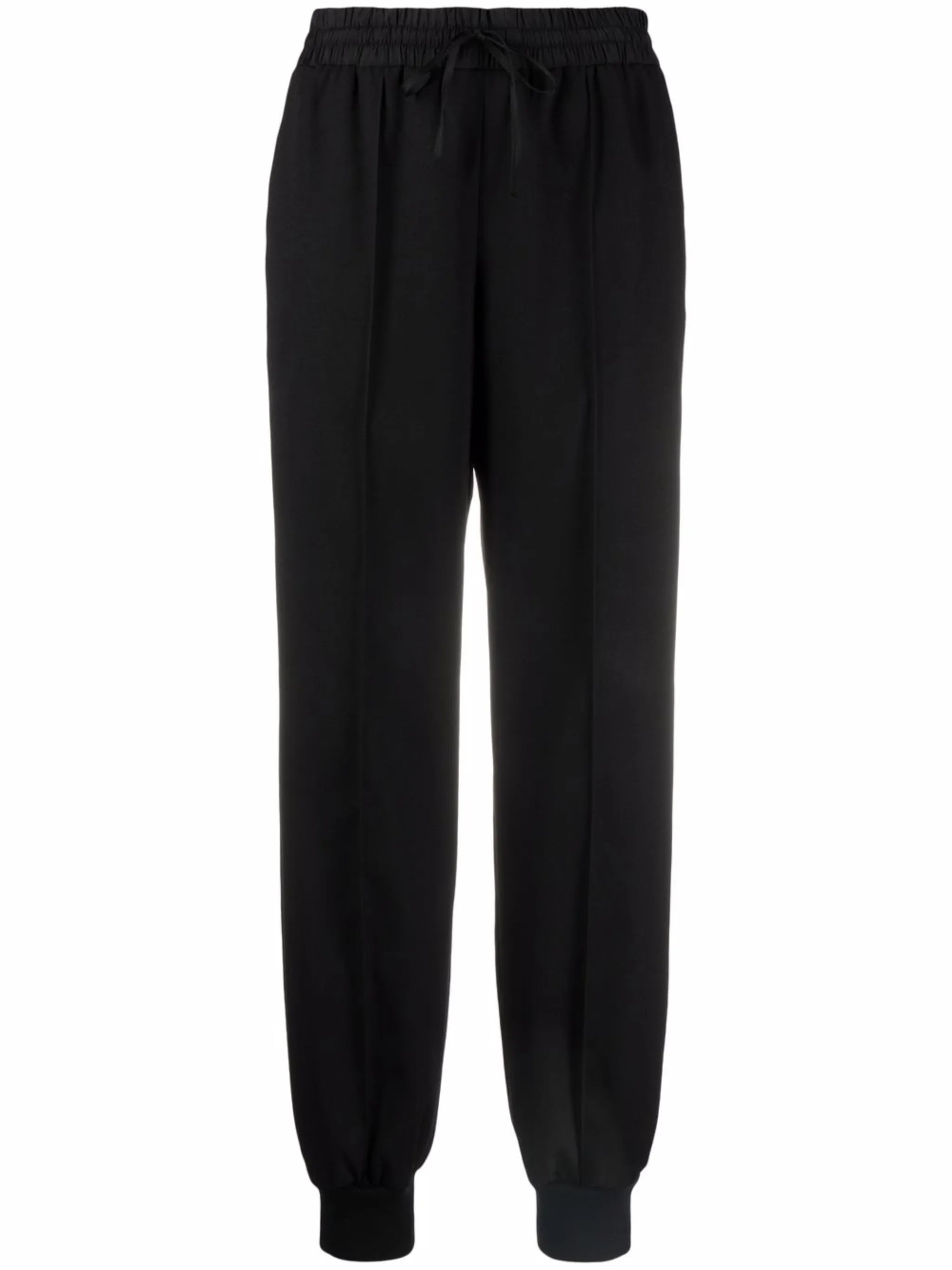 elasticated wool trousers