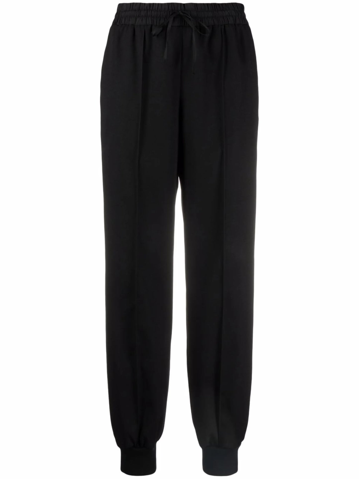 elasticated wool trousers