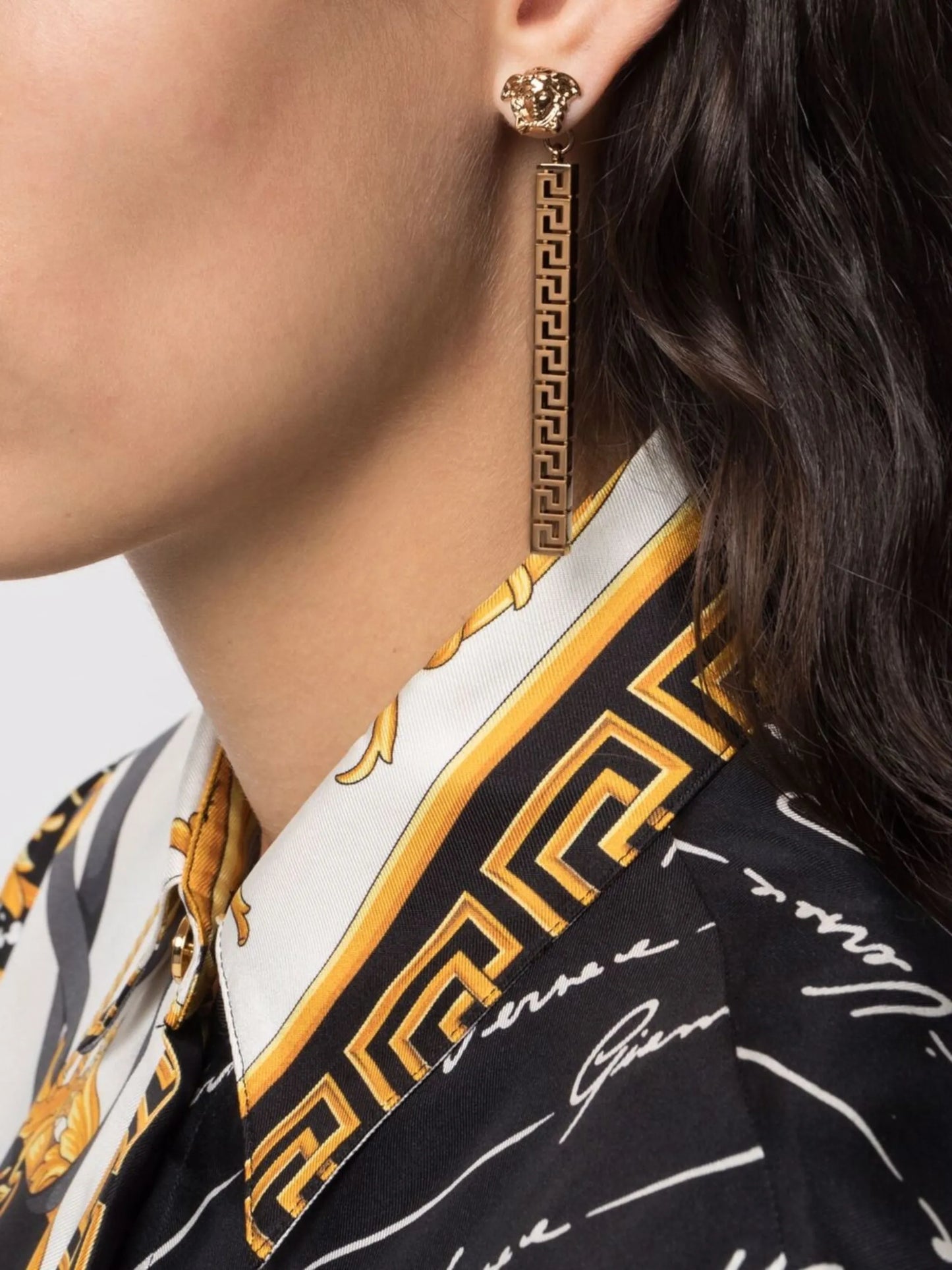 La Medusa Greca drop earrings