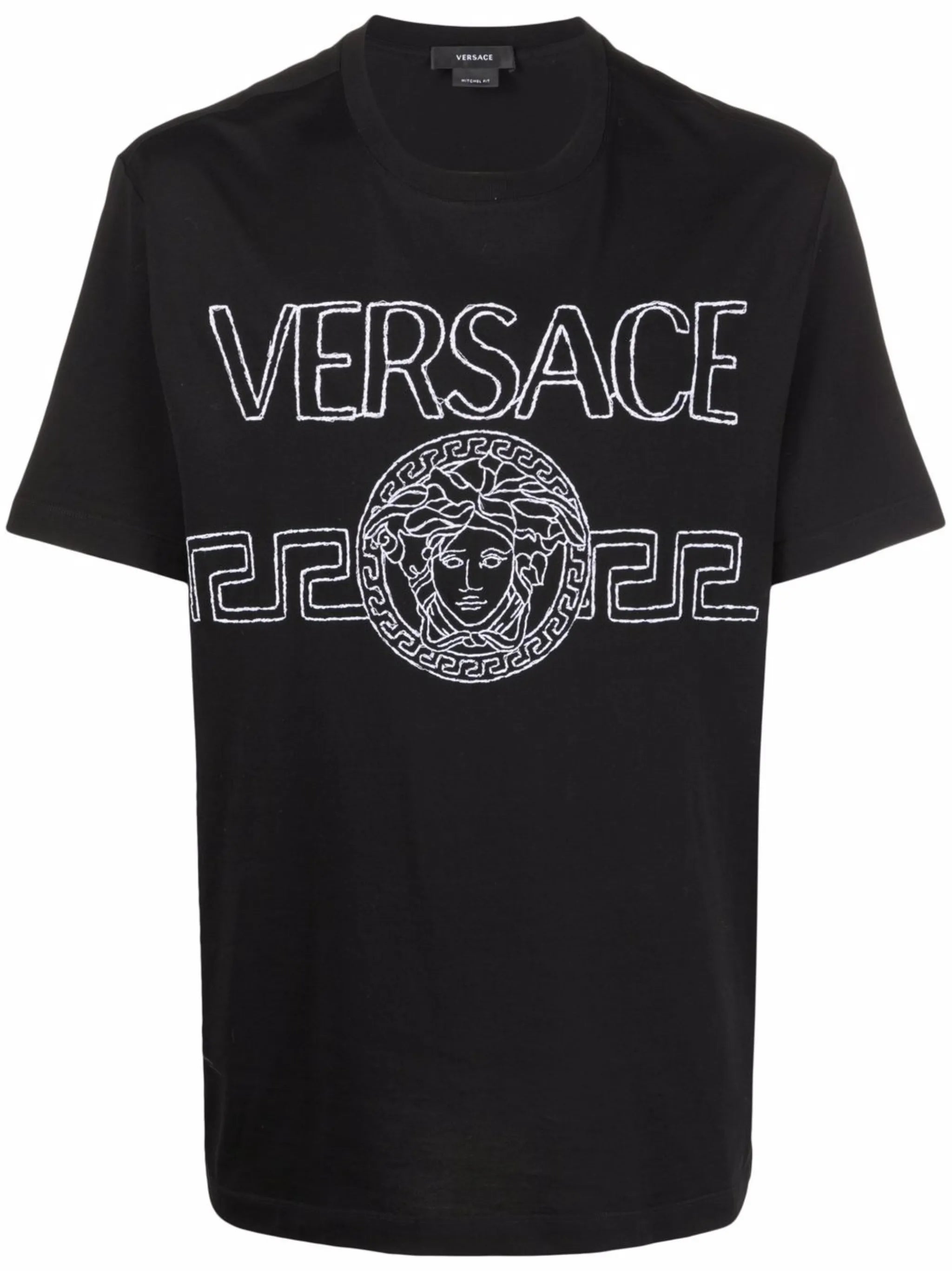 logo-embroidered T-shirt
