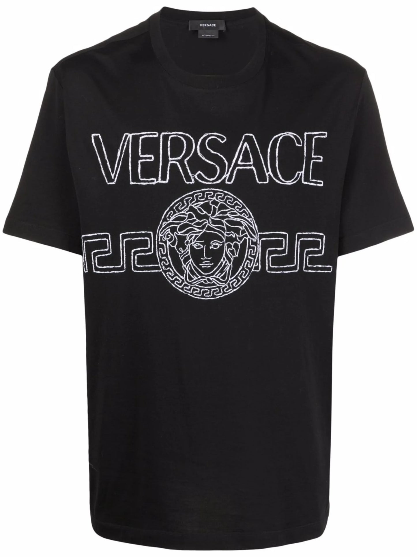 logo-embroidered T-shirt