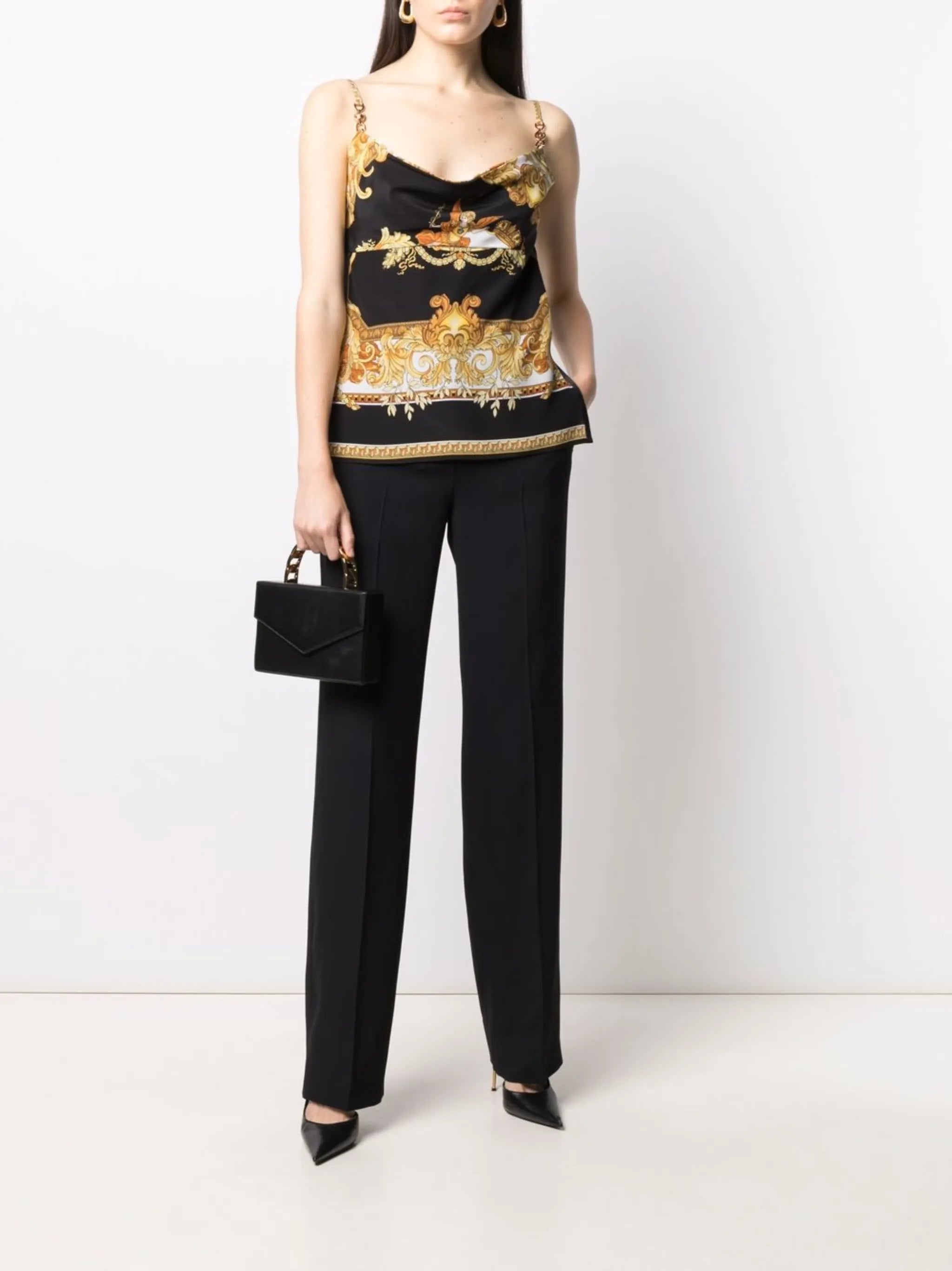 Medusa Renaissance-print top