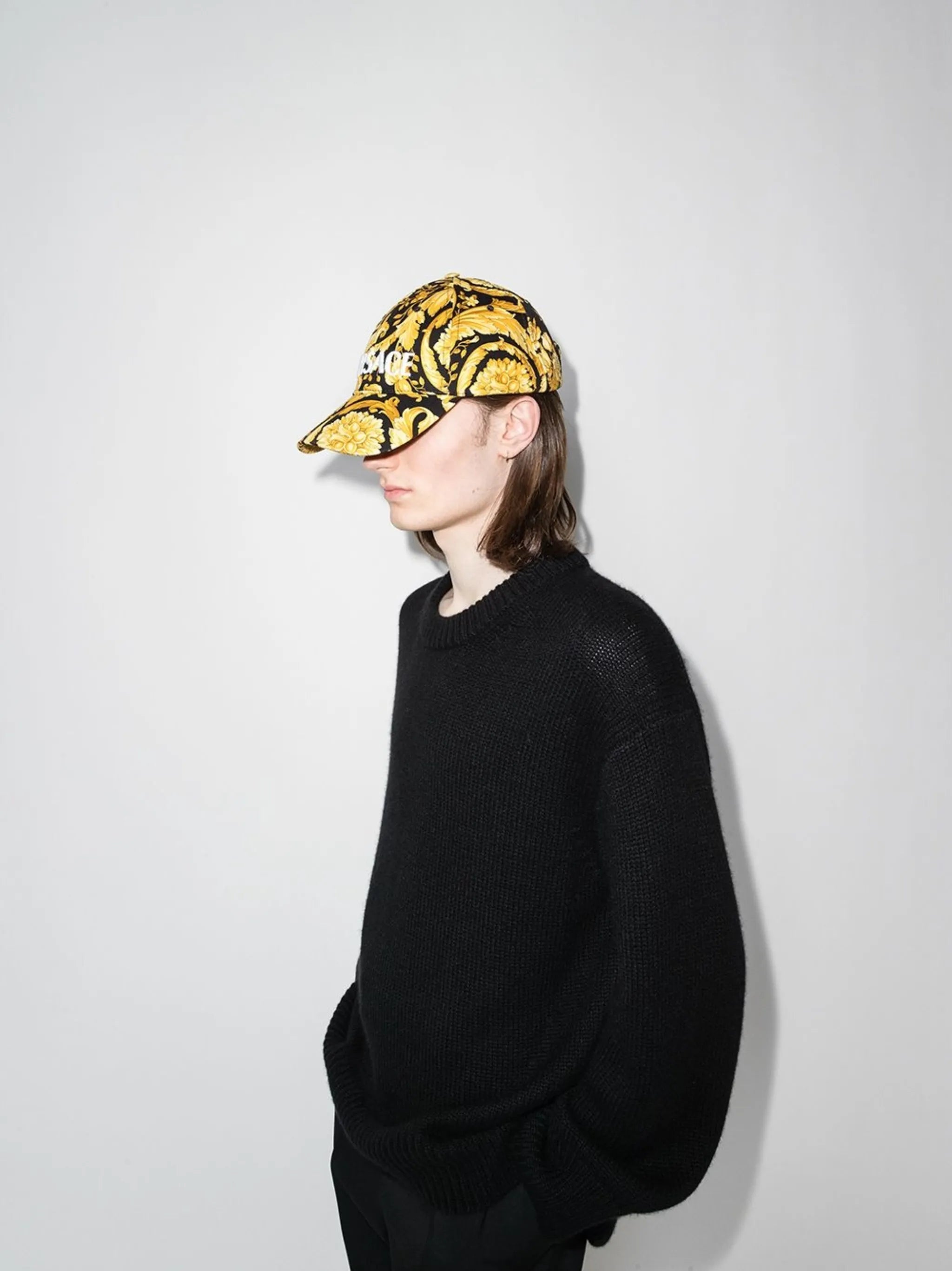 Barocco embroidered baseball cap