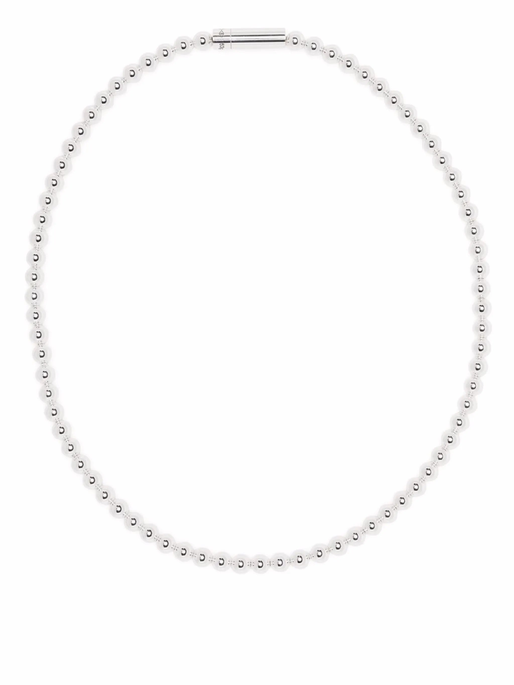 51g polished beaded necklace