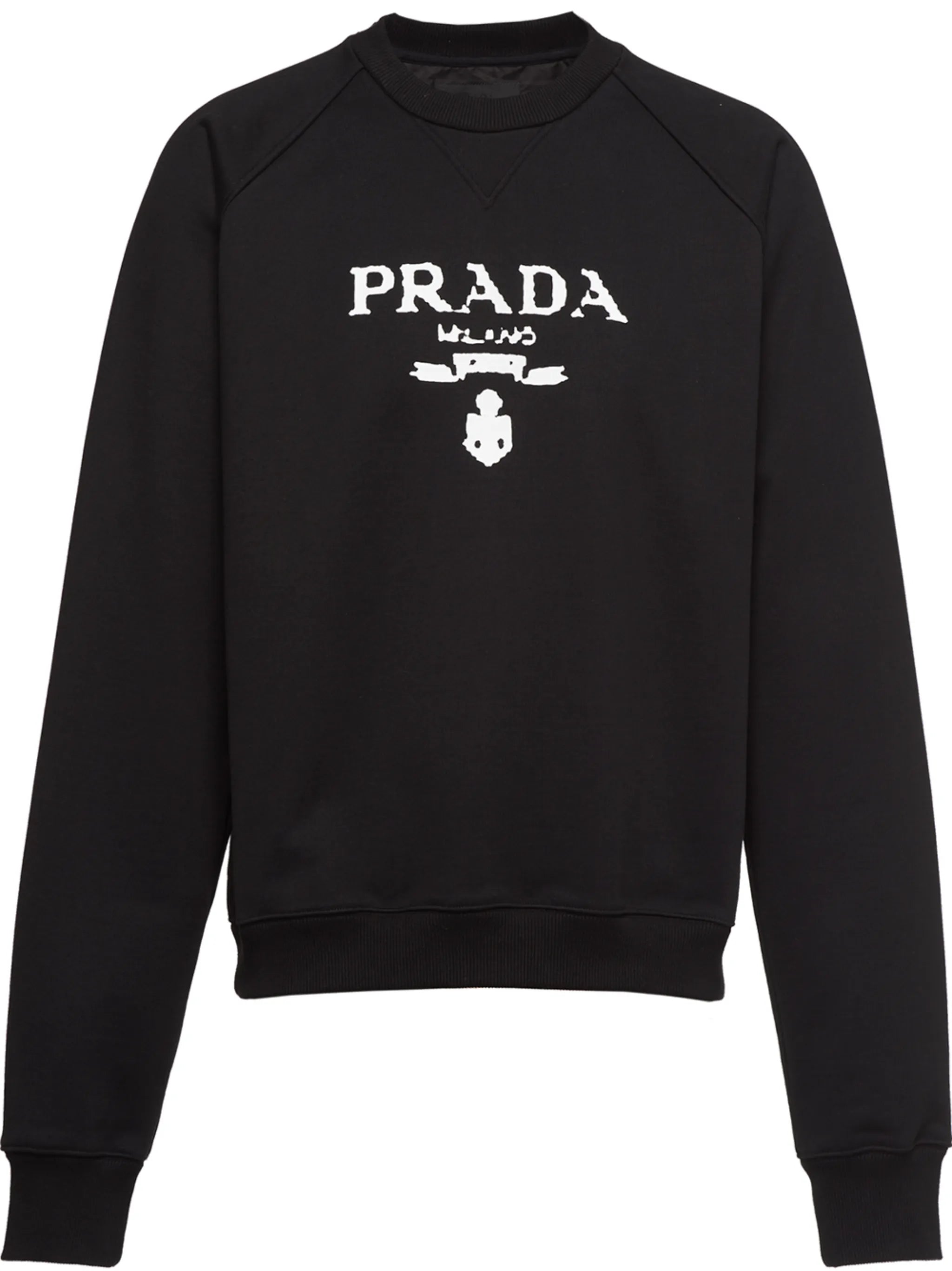 logo-print fleece sweatshirt