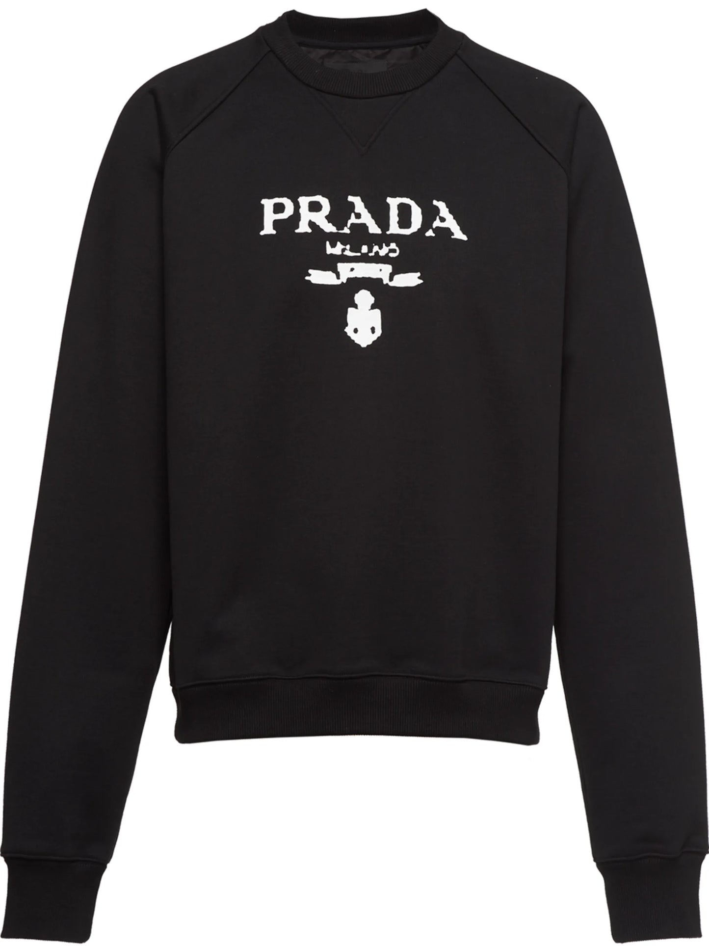 logo-print fleece sweatshirt