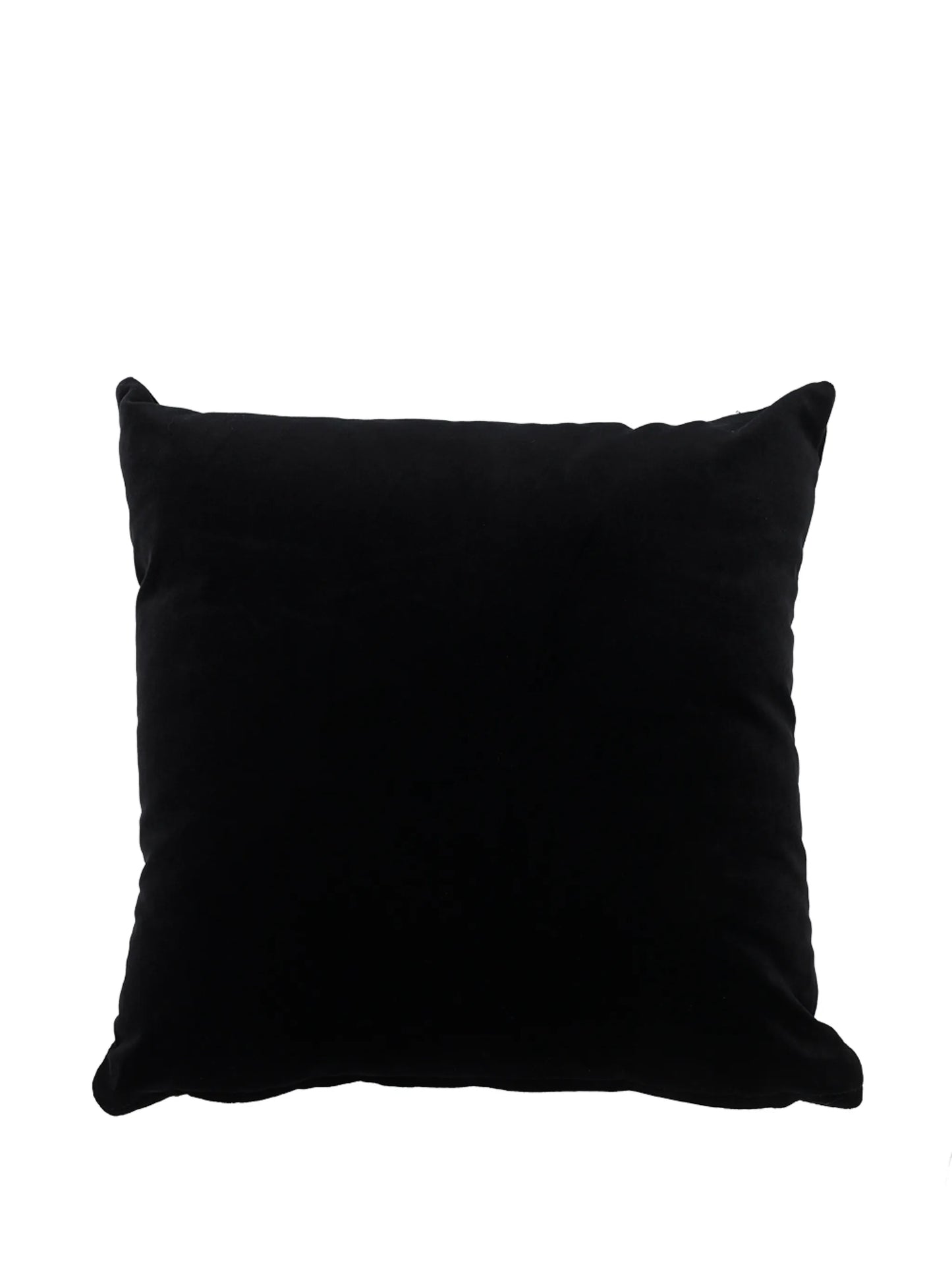 sequin Medusa logo cushion