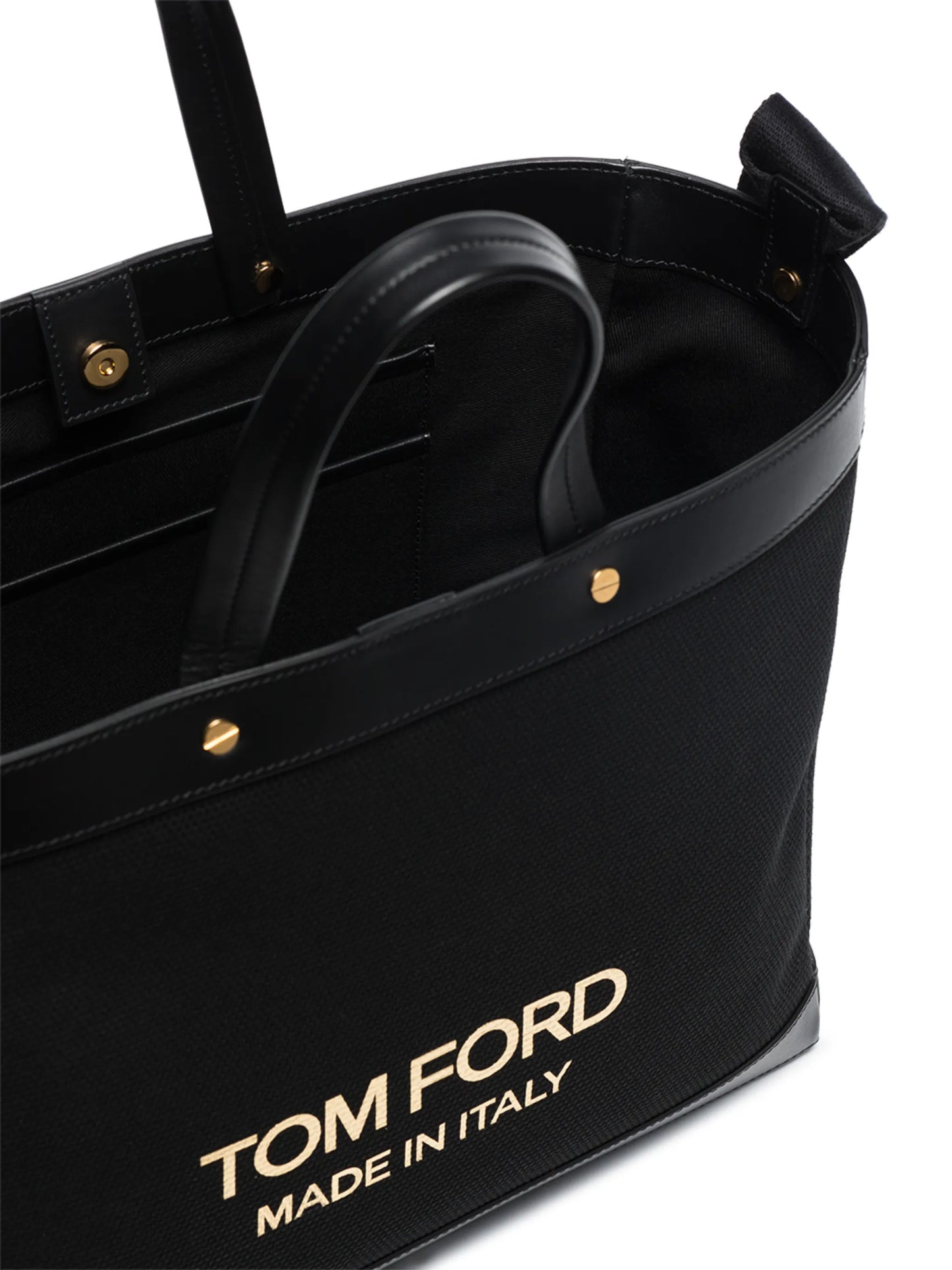 debossed-logo shopping tote-bag