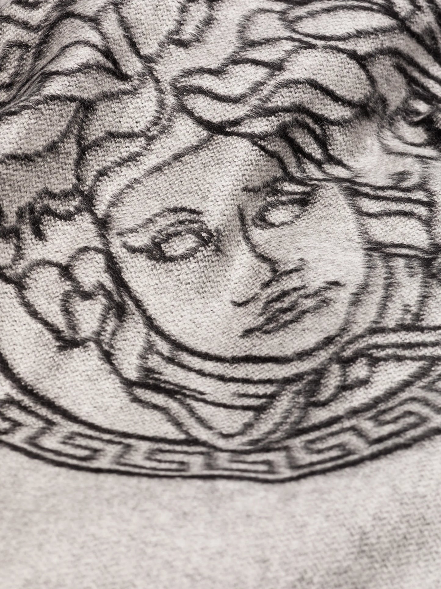 Greca motif blanket