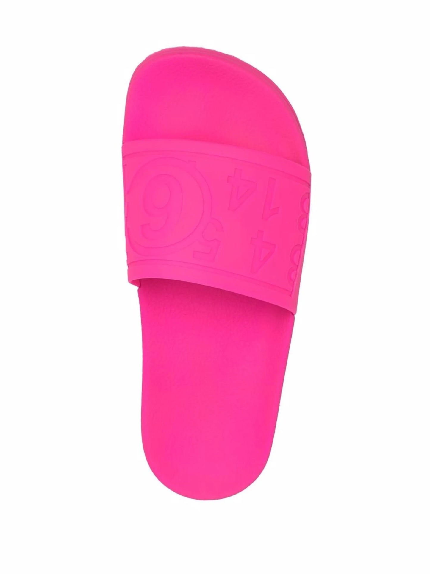 debossed slip-on slides
