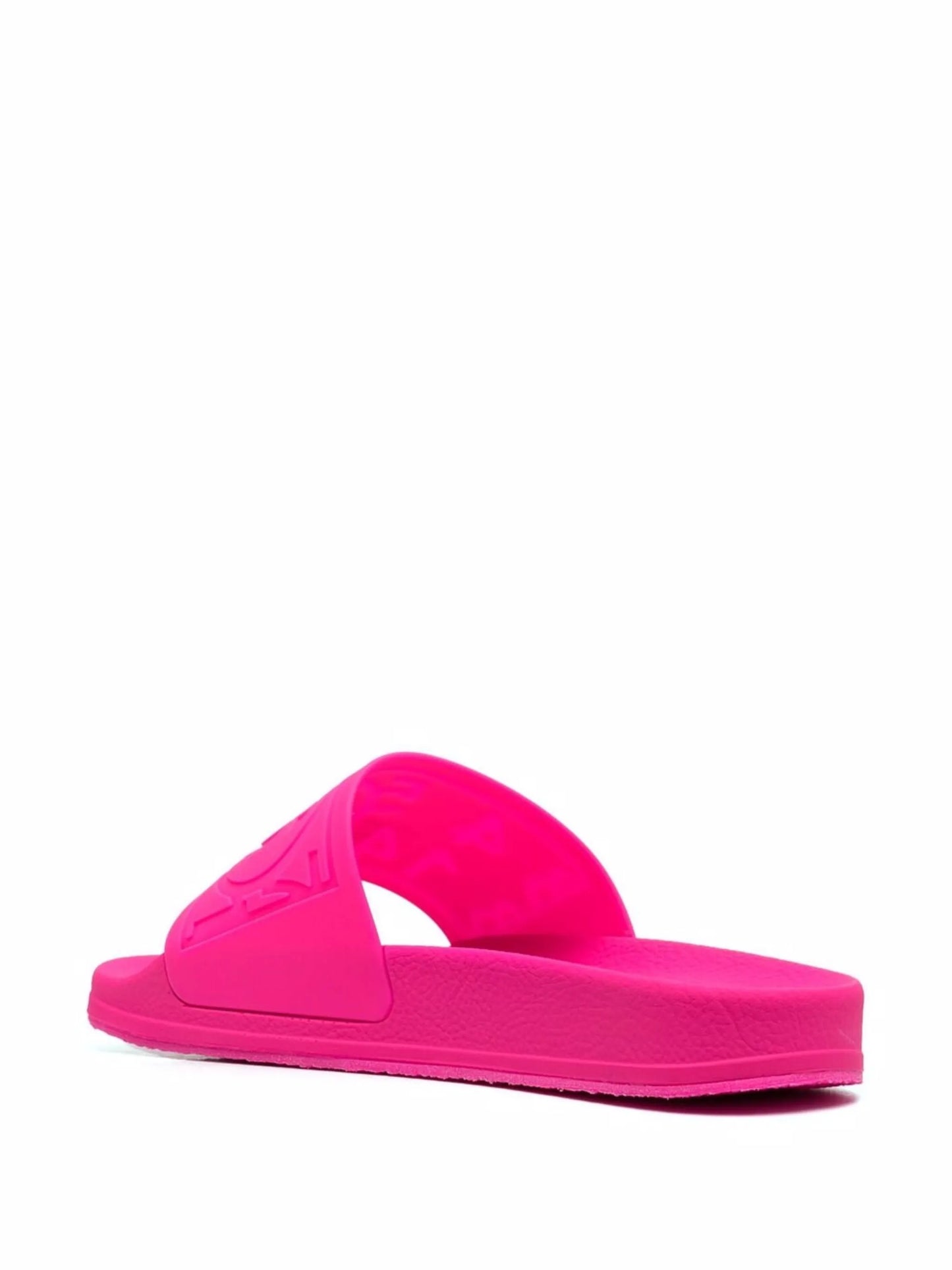 debossed slip-on slides