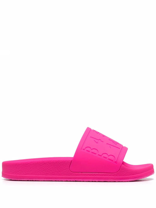 debossed slip-on slides