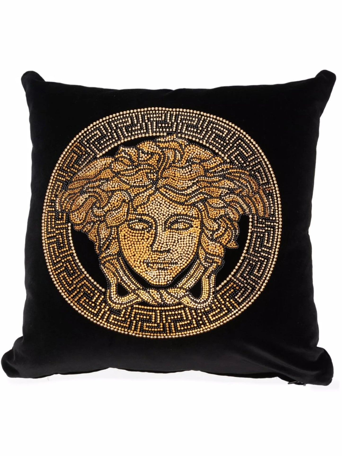 Icon studded cushion