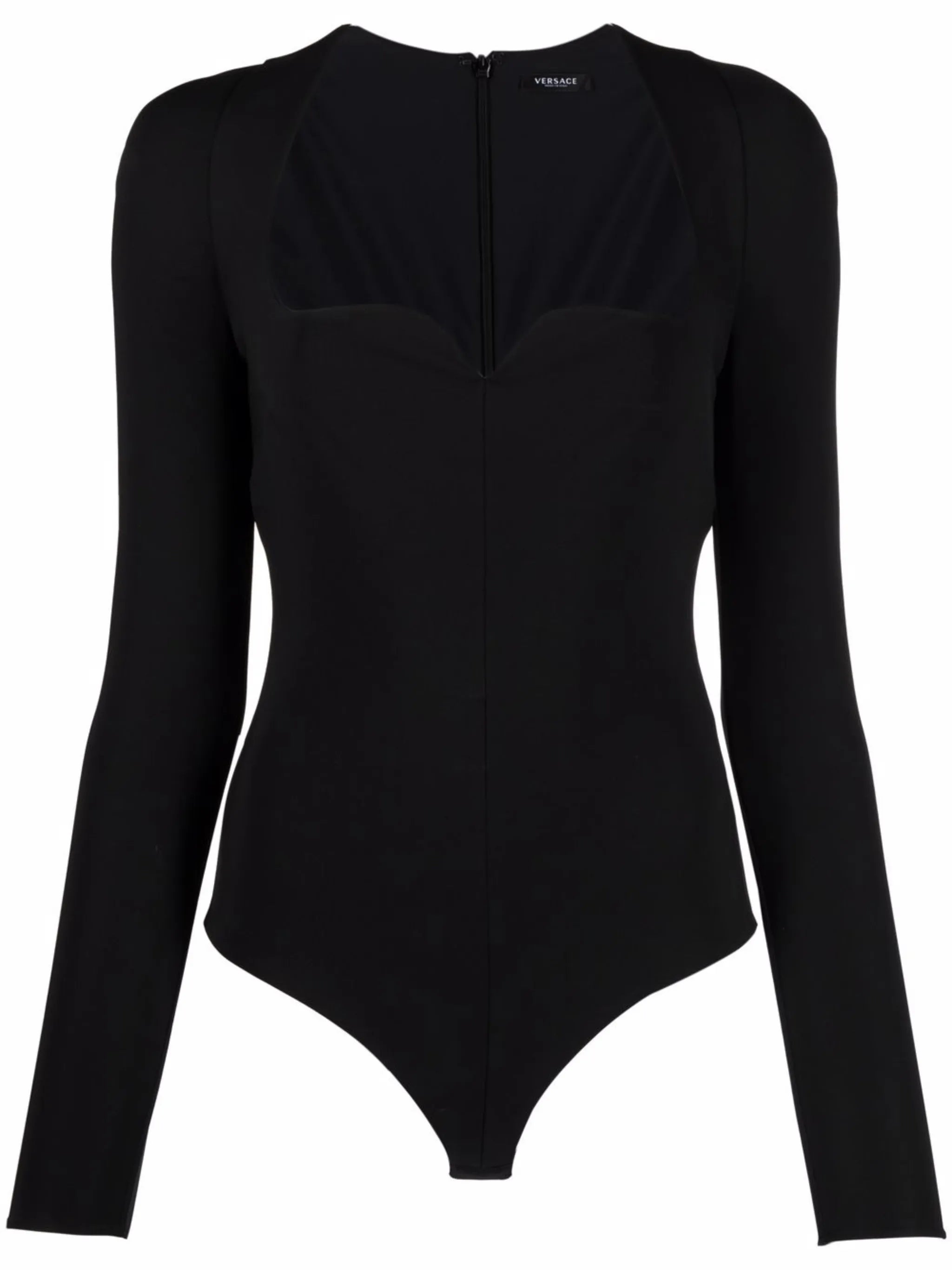 sweetheart-neck bodysuit