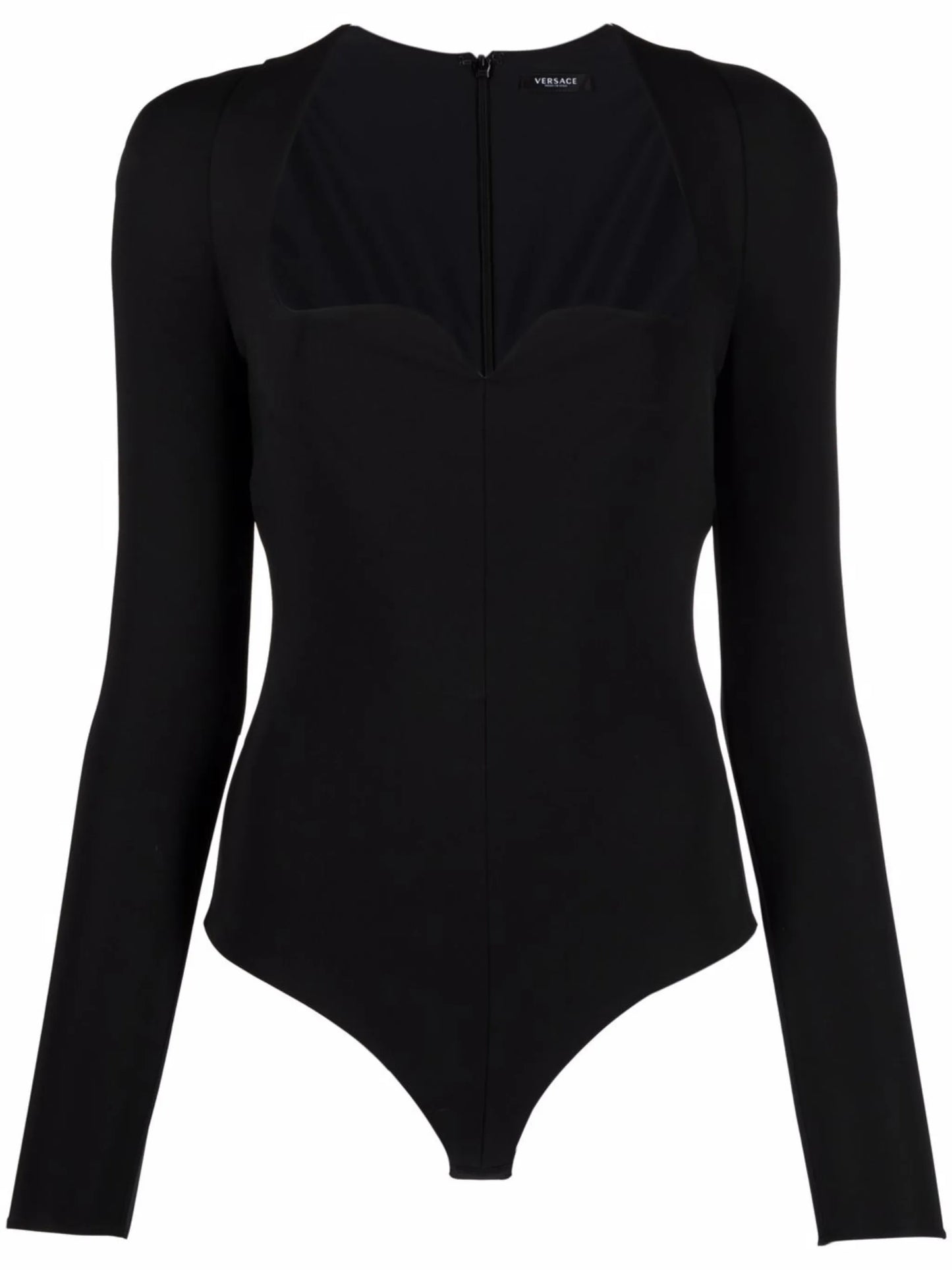 sweetheart-neck bodysuit