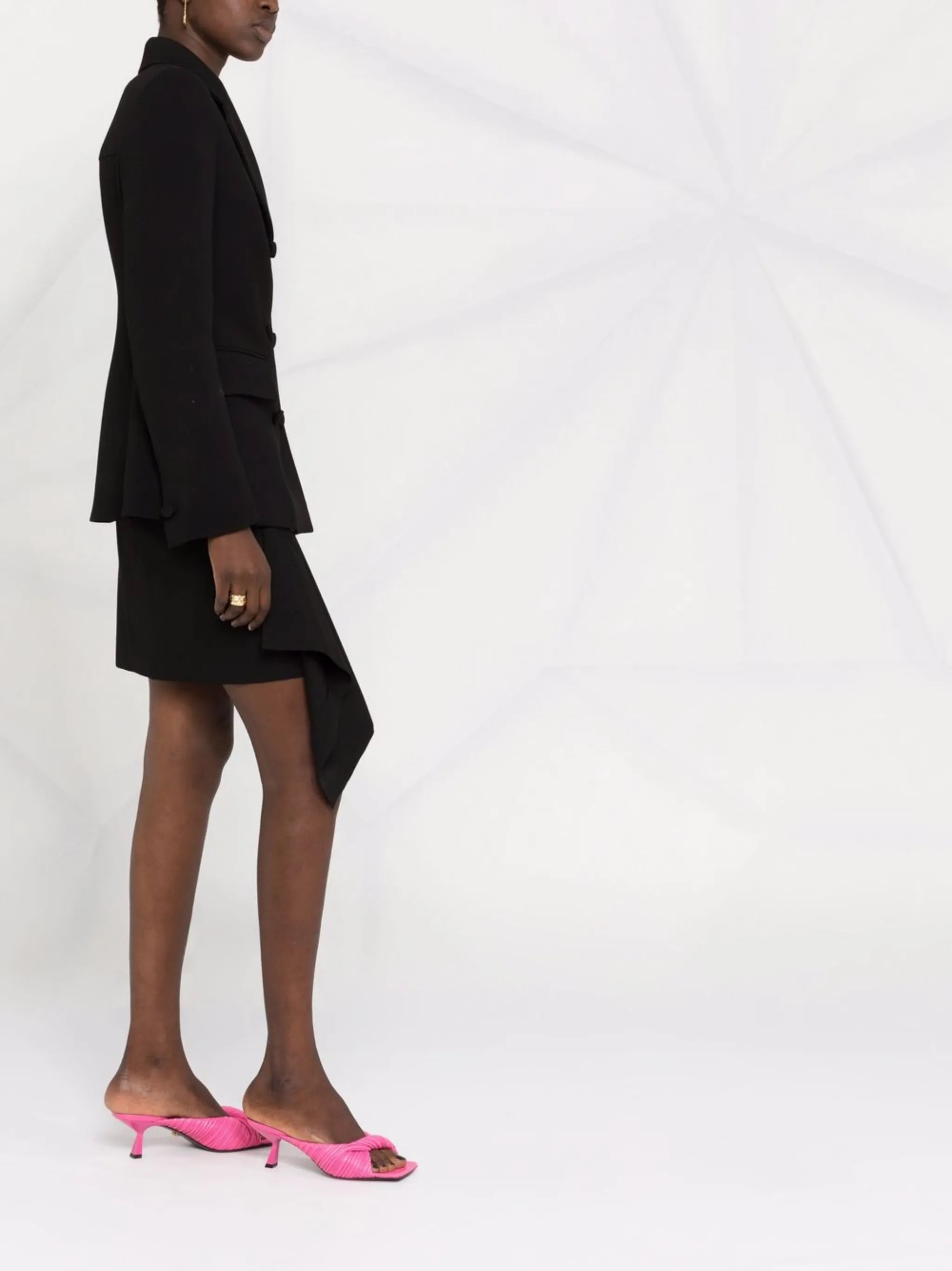 Medusa plaque double-breasted blazer